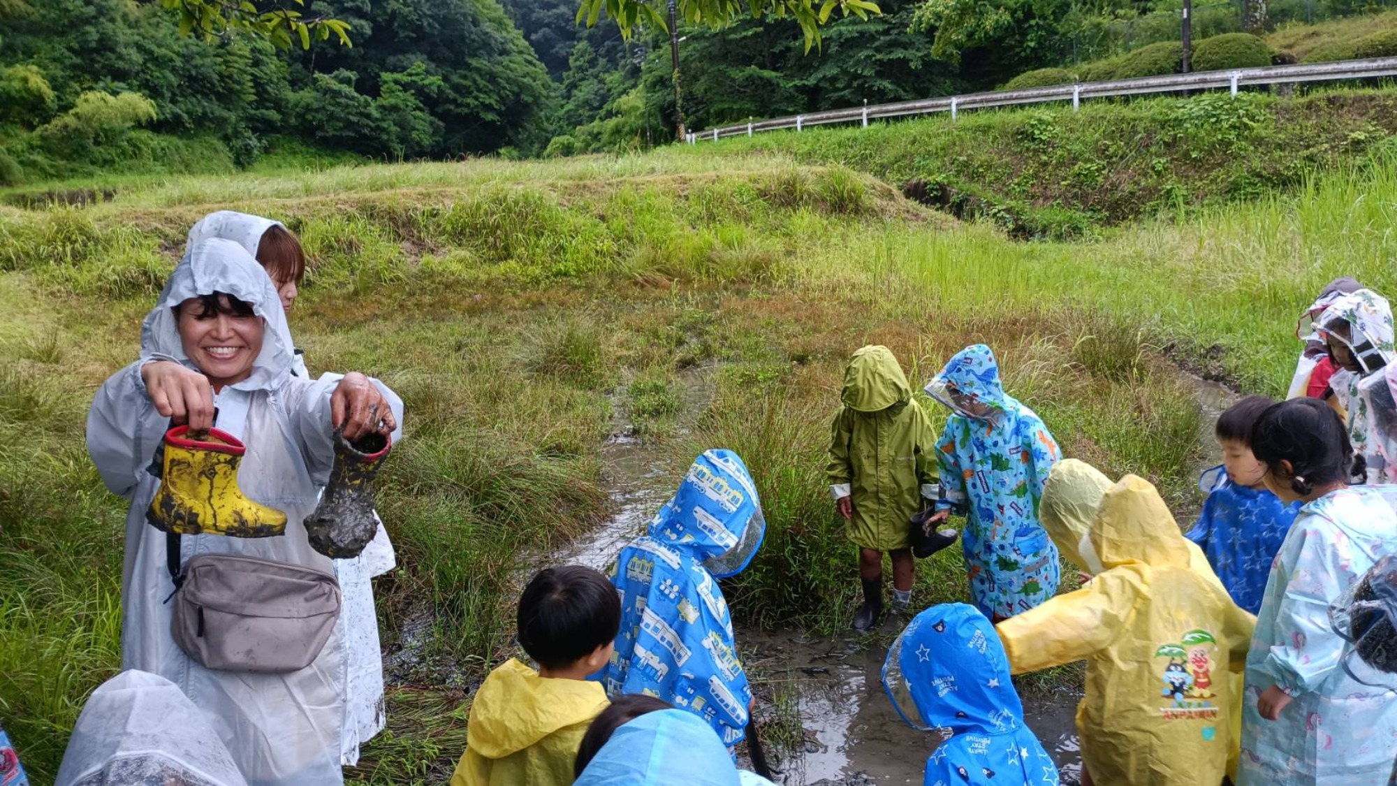 雨の日のお散歩