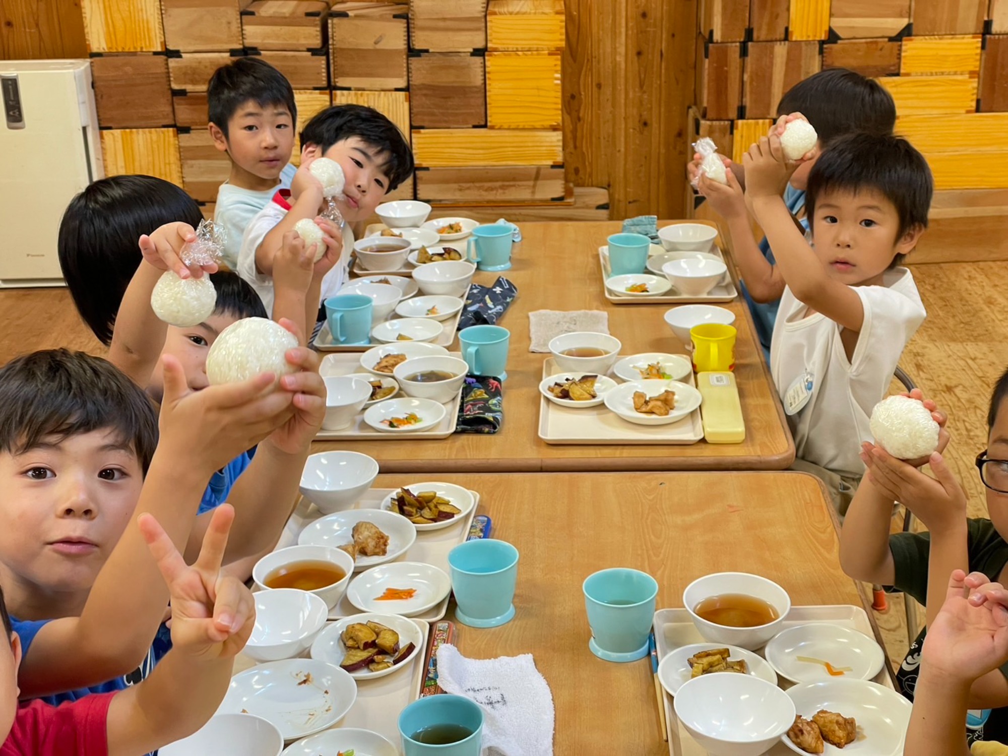 明日はお泊まり保育！