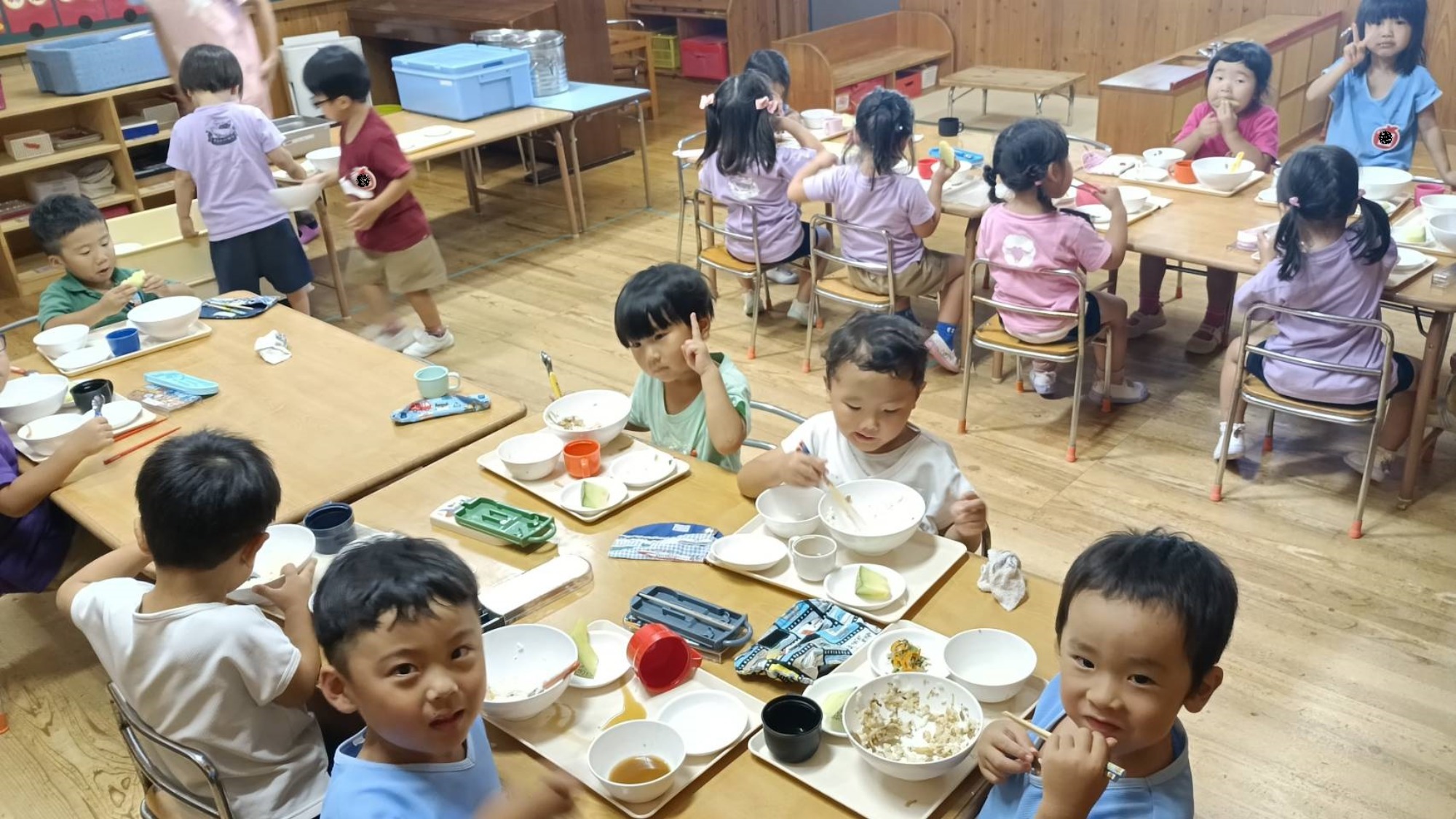 年少さんお給食