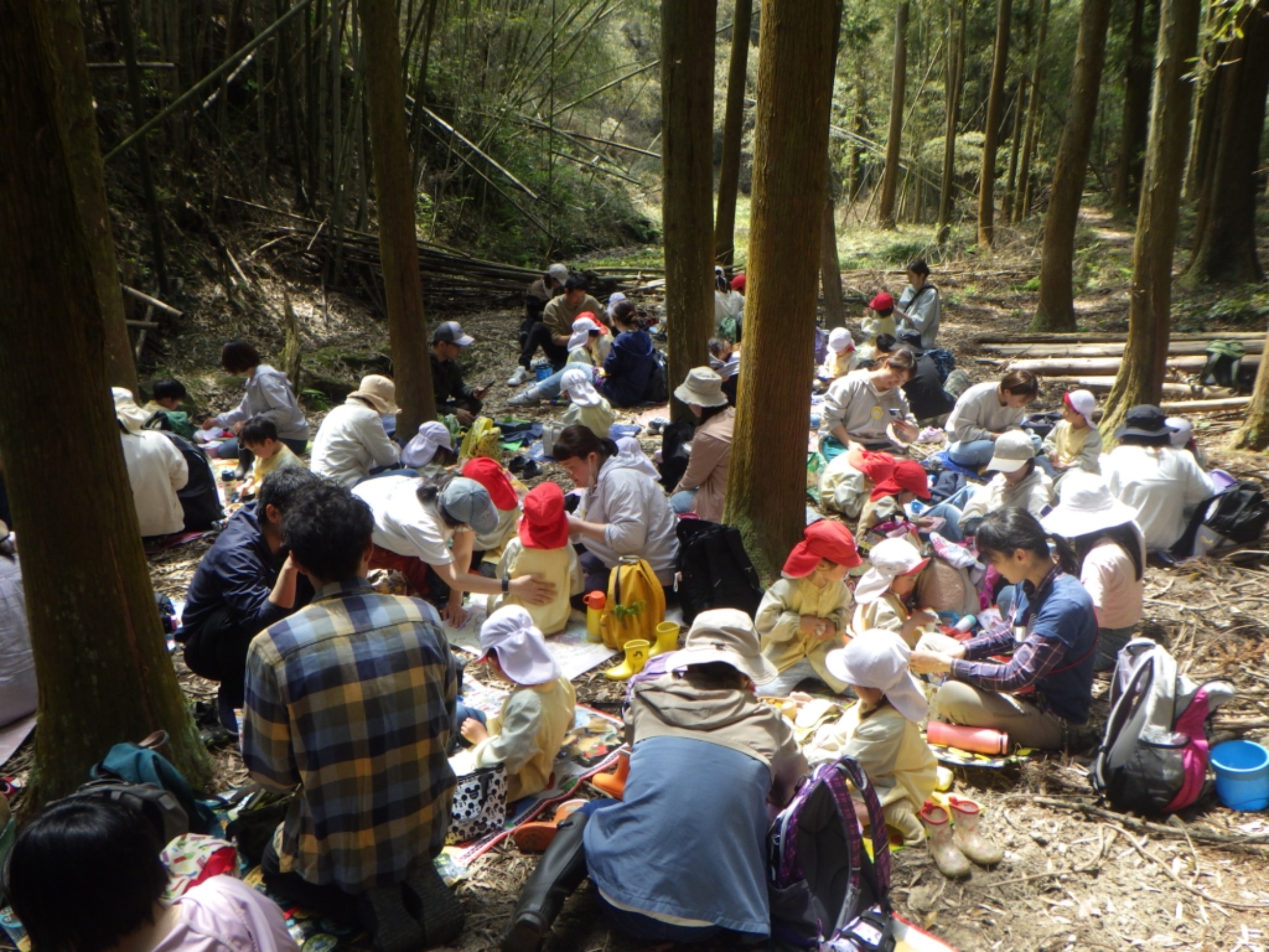 【年中】4/18　村積山　園外保育（2/2）