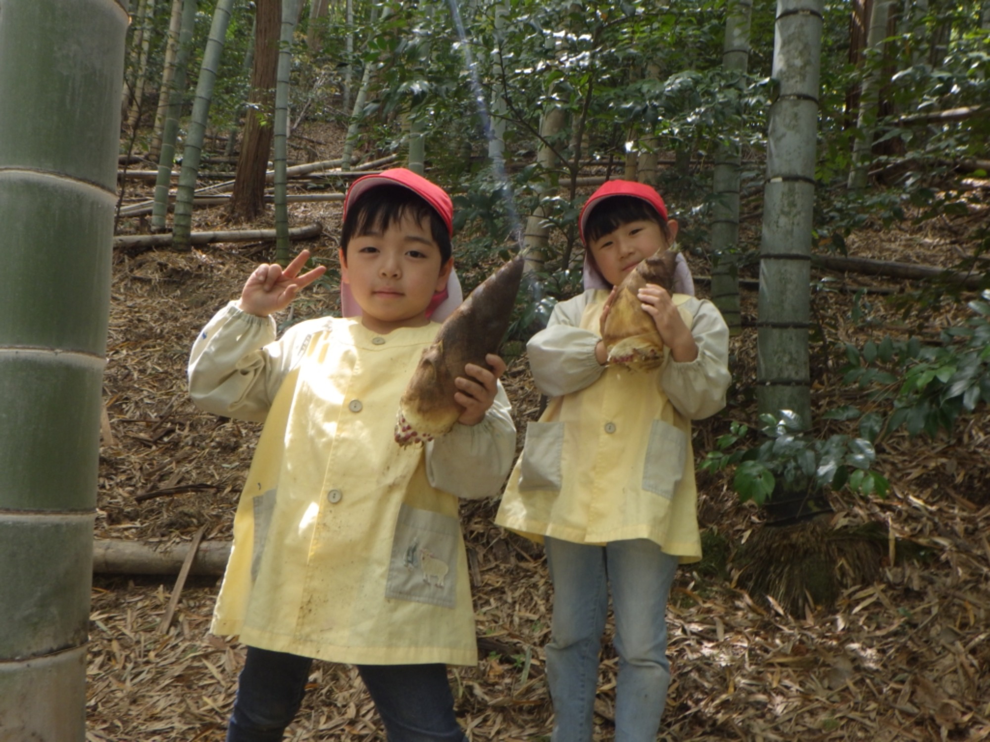 【年長】4/22　村積山　園外保育
