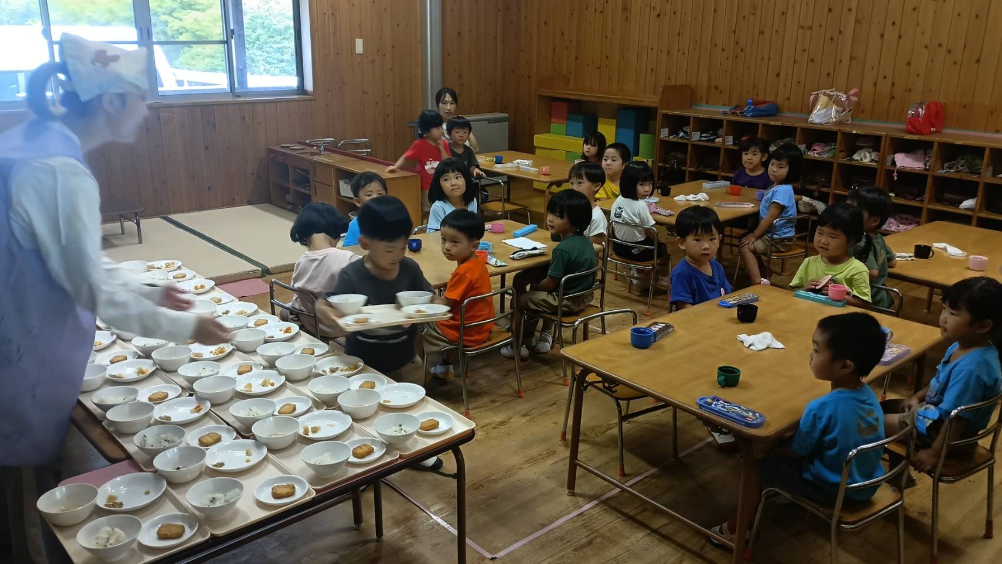 先週と今日