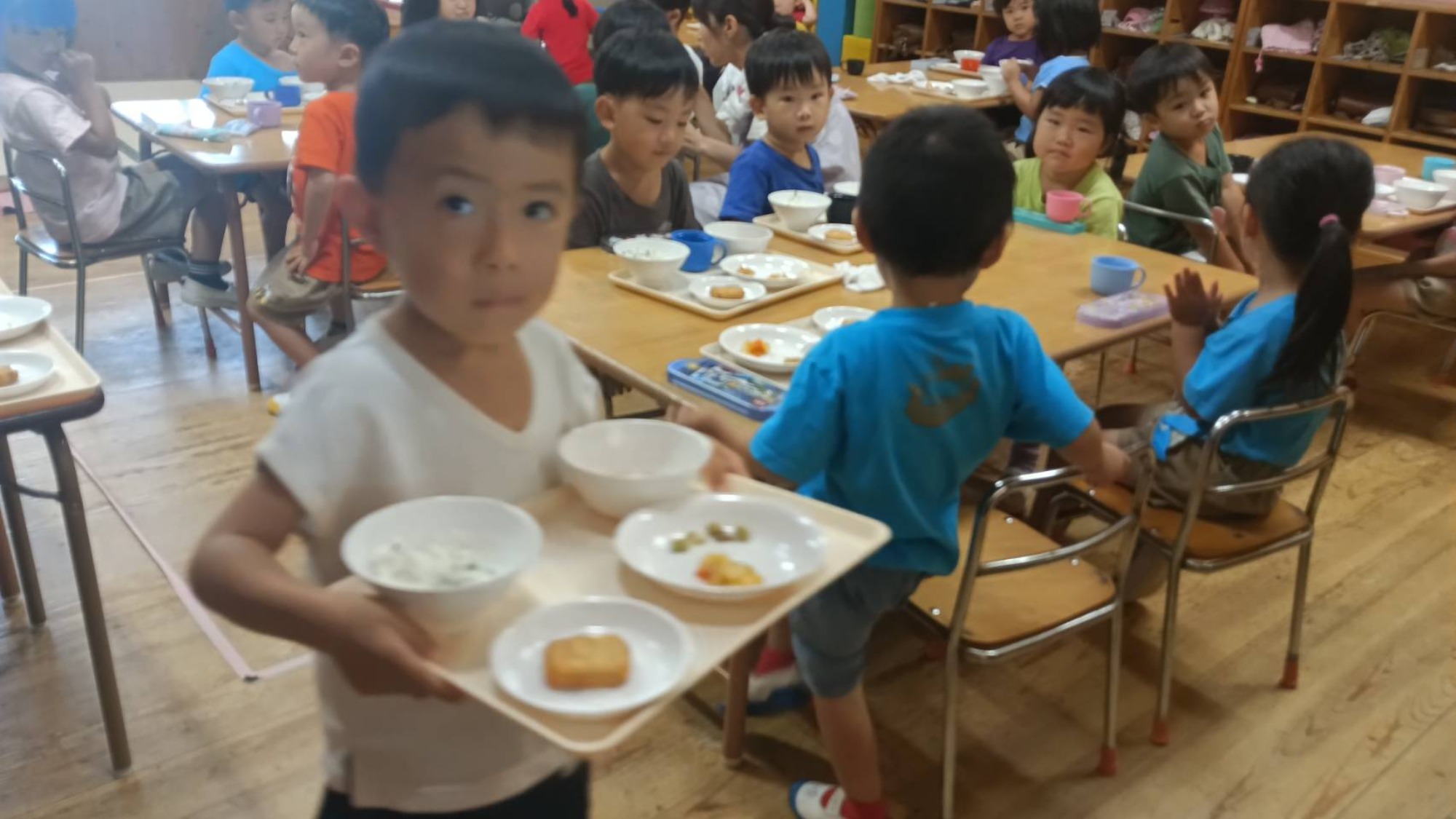 先週と今日
