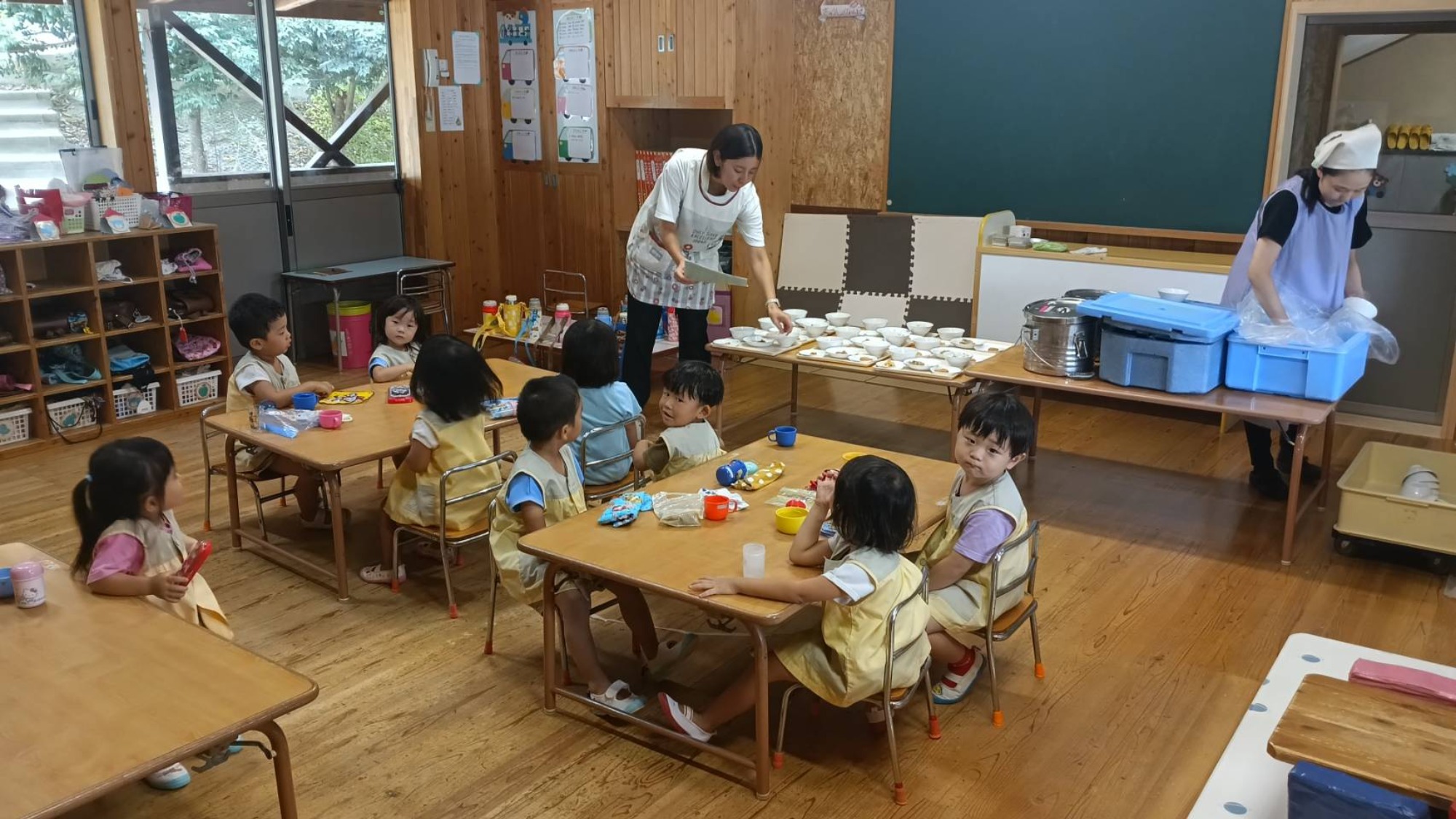 先週と今日