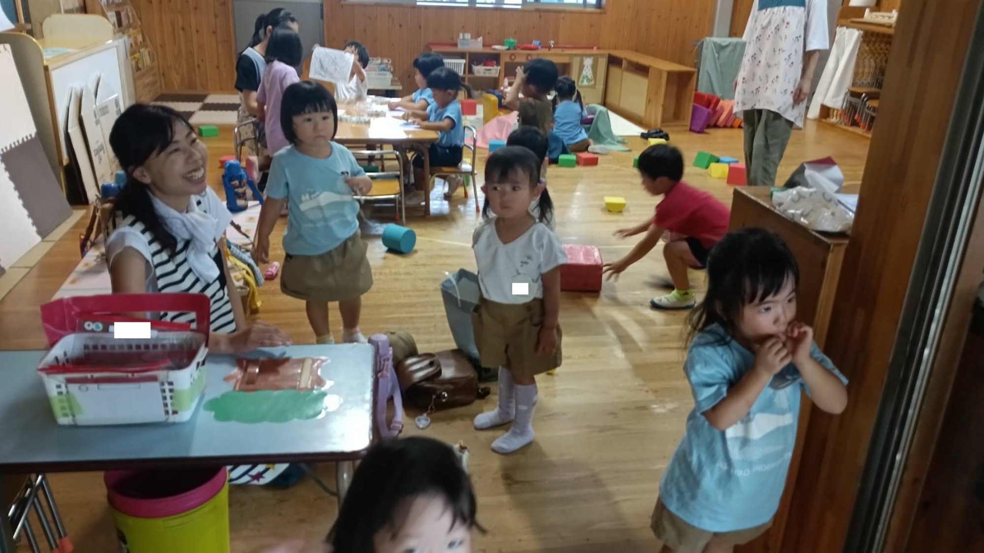 チームで保育を