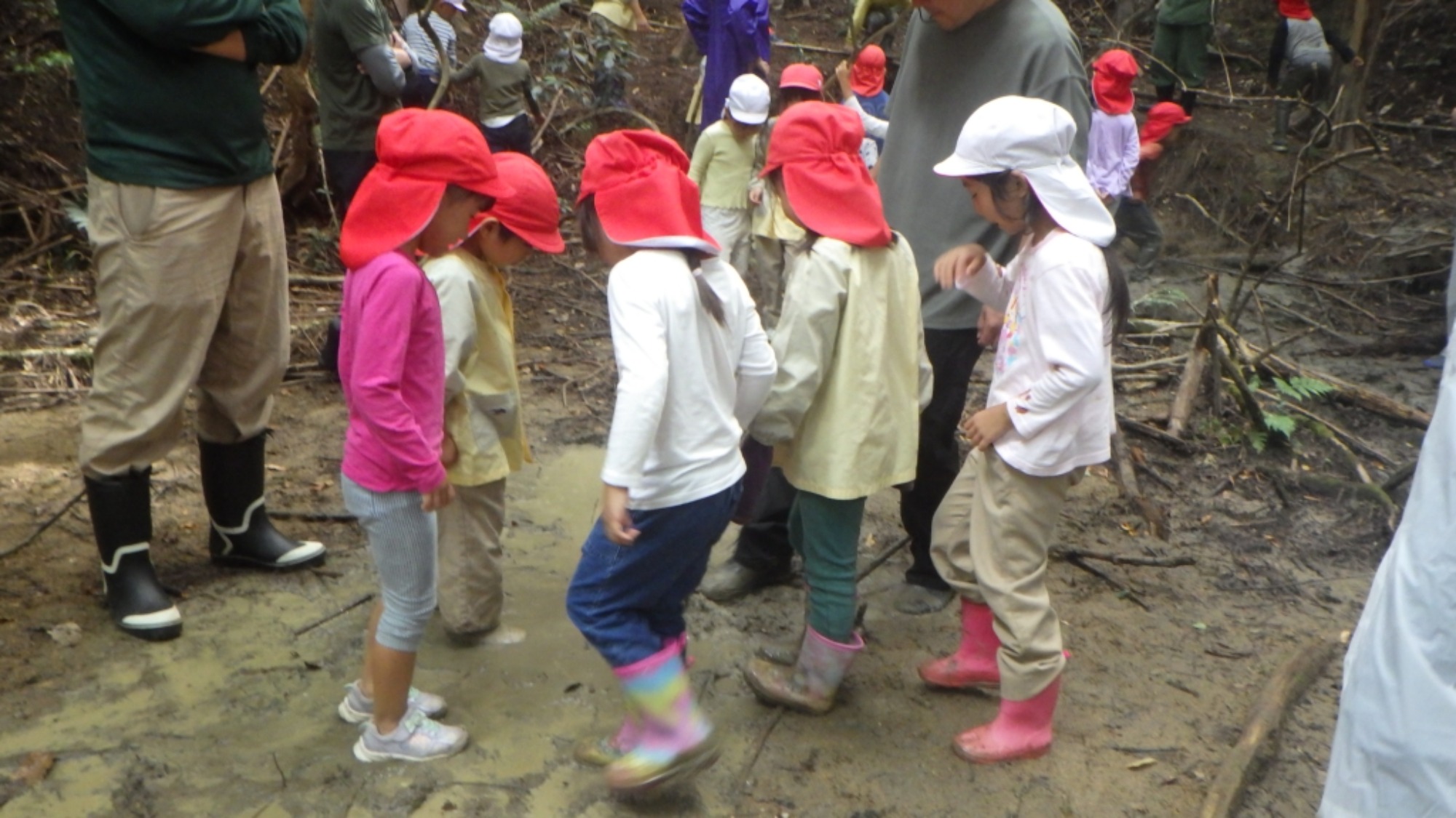 【年長】村積山　イノシシ沼　園外保育（1/4）