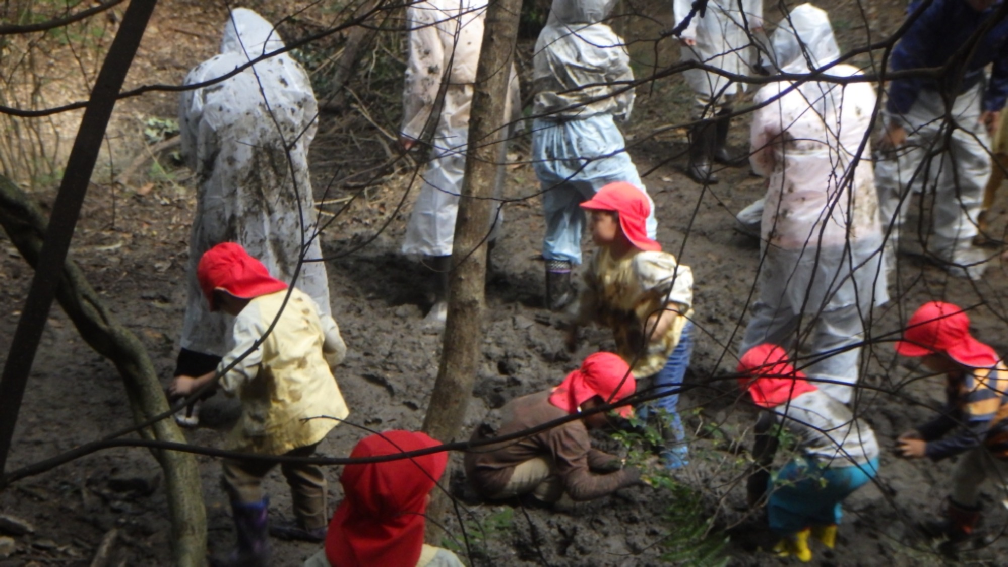【年長】村積山　イノシシ沼　園外保育（2/4）