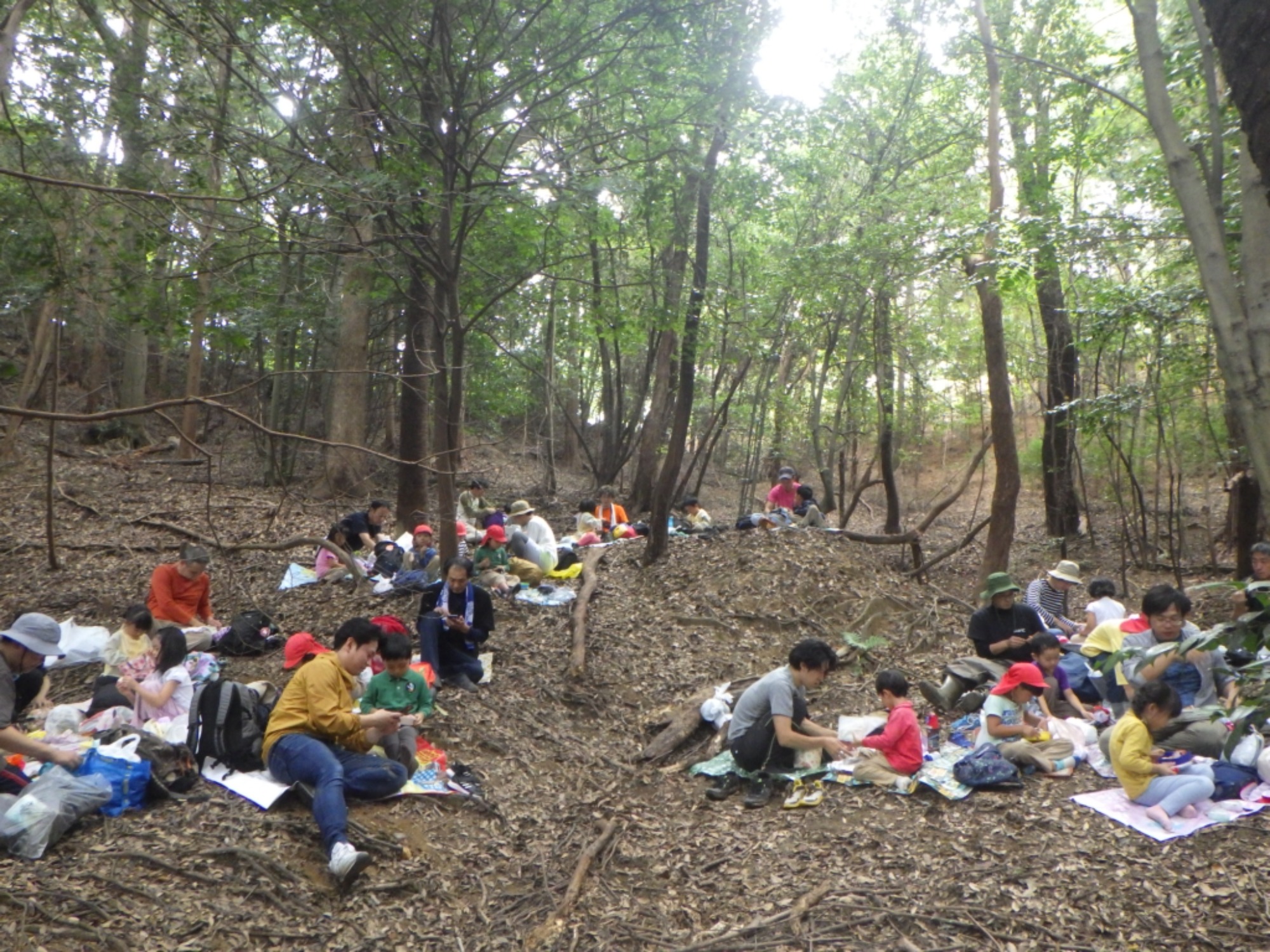 【年長】村積山　イノシシ沼　園外保育（4/4）