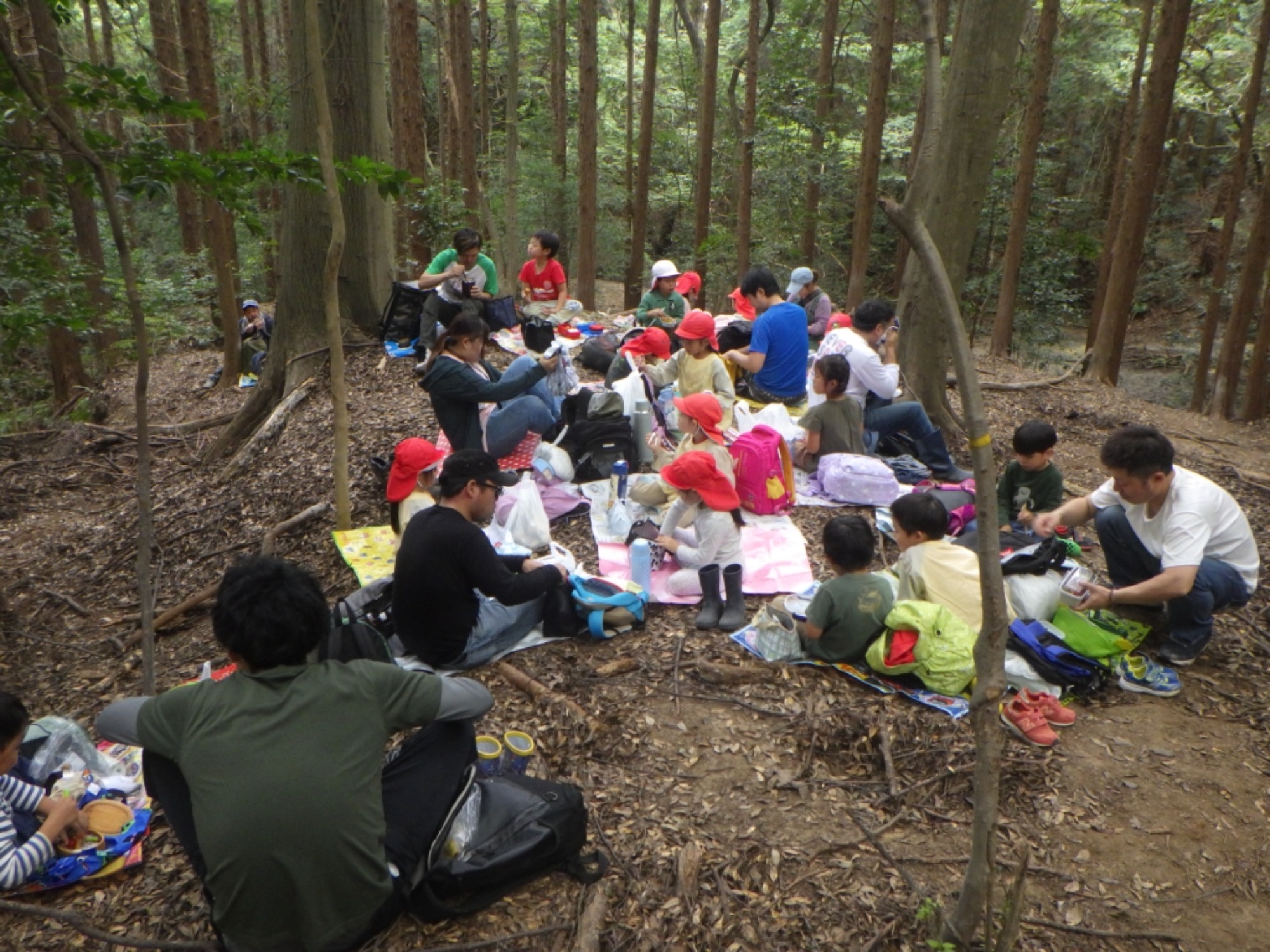 【年長】村積山　イノシシ沼　園外保育（4/4）
