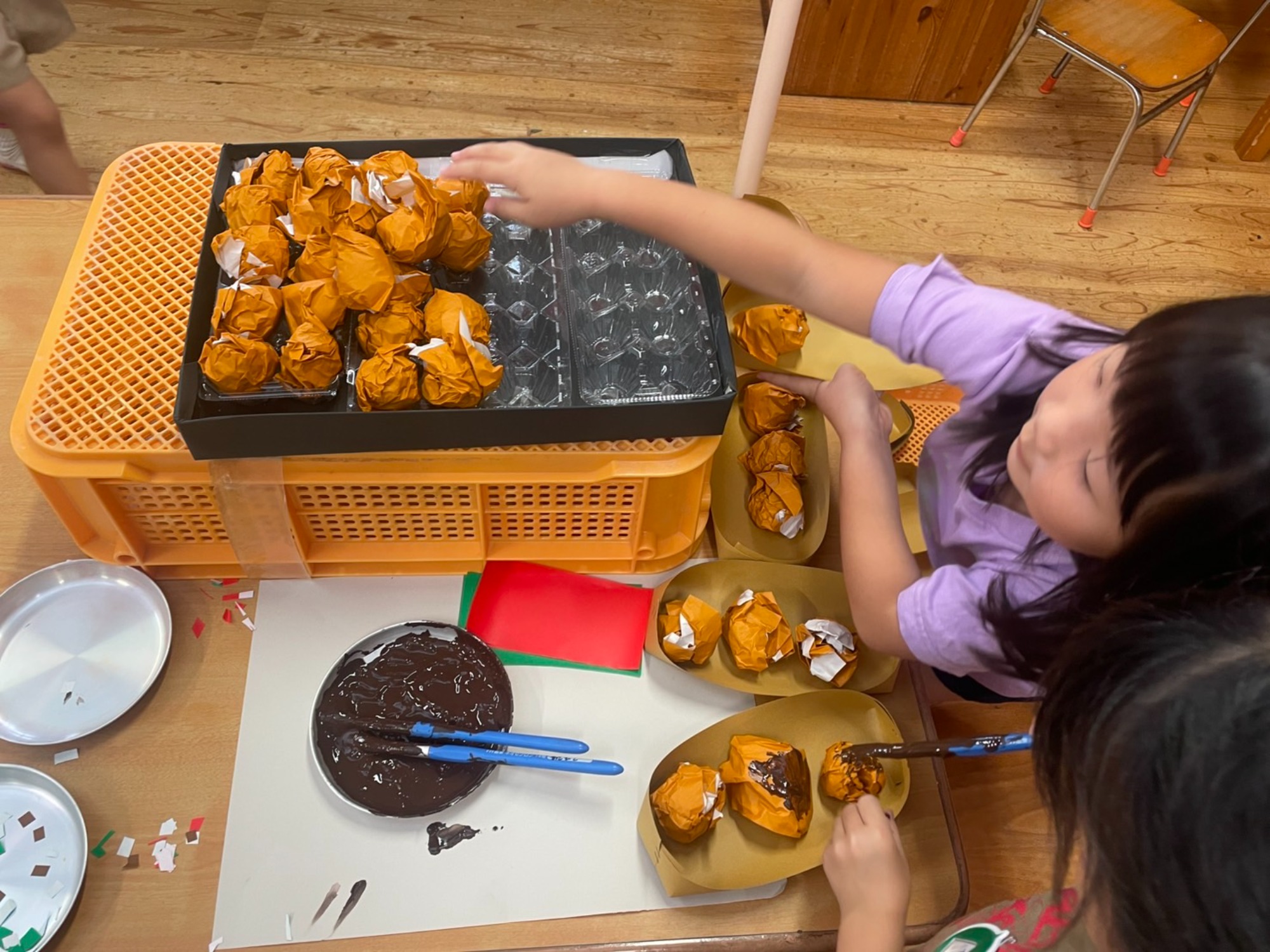お祭りとドーナツとナナフシと花束