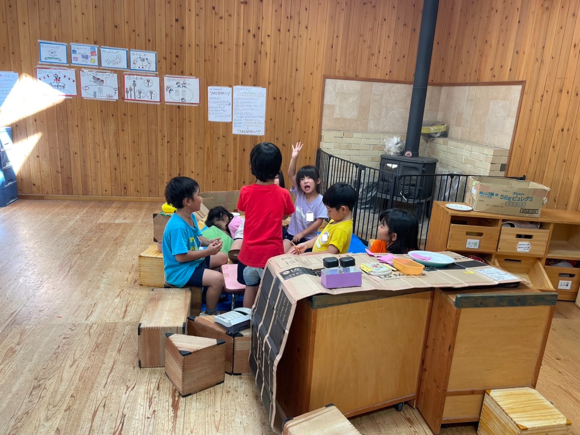 お祭りとドーナツとナナフシと花束