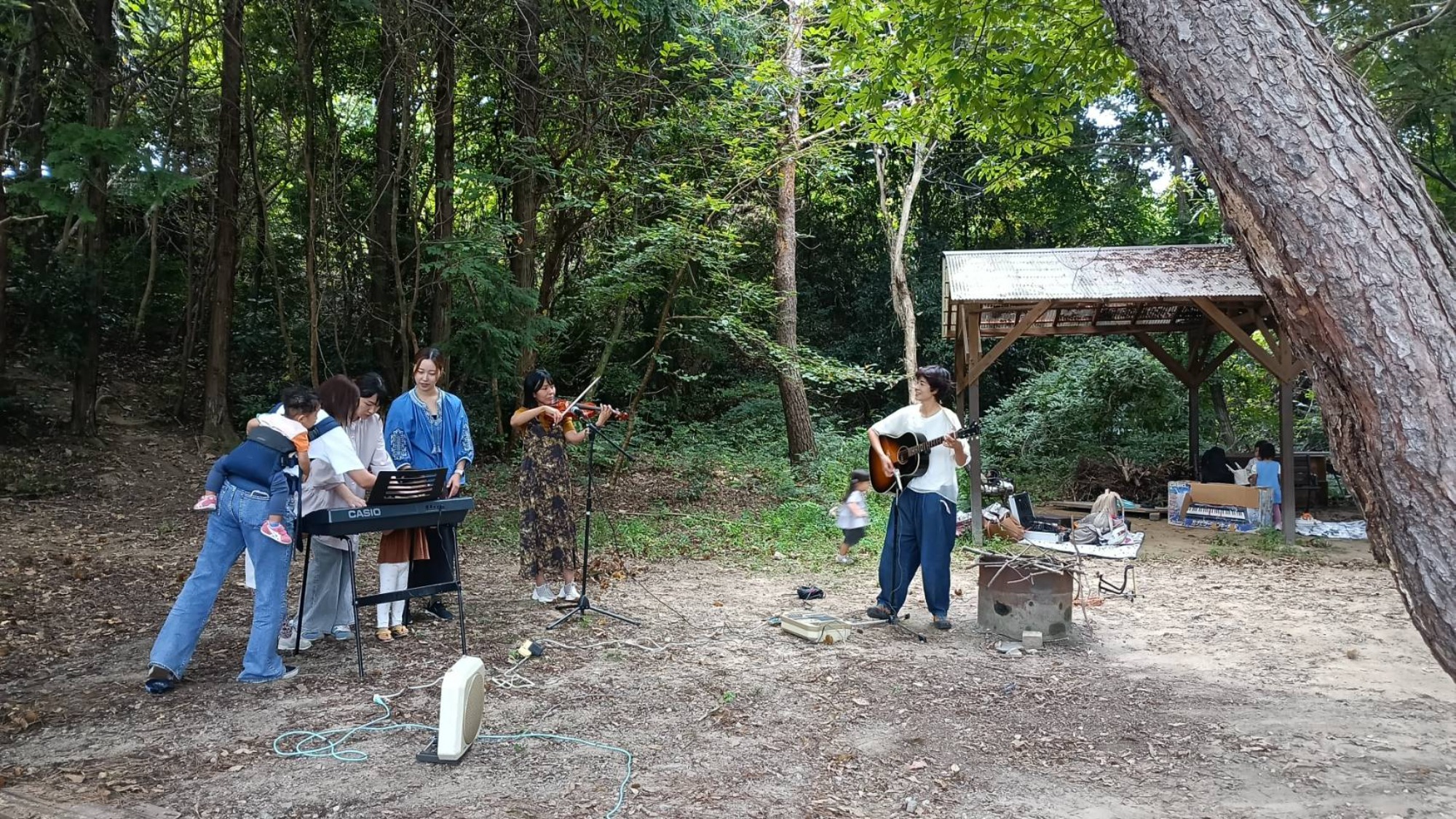 子育て学級・ピアノカバー