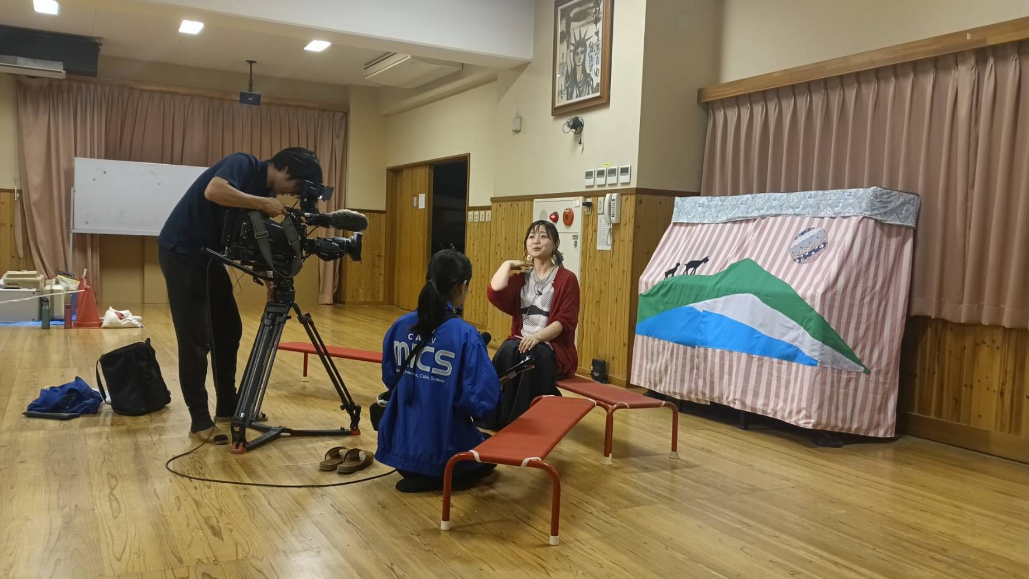 リレー＆mics取材