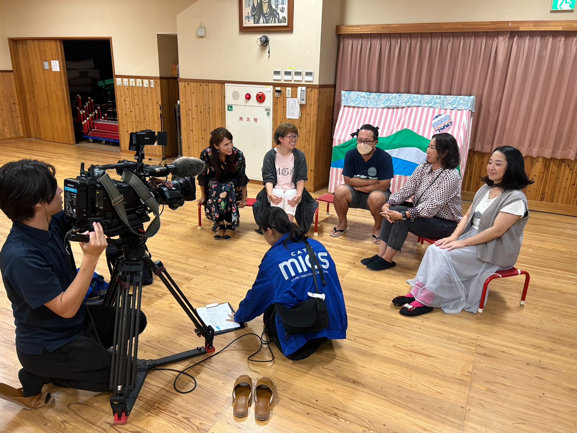 リレー＆mics取材