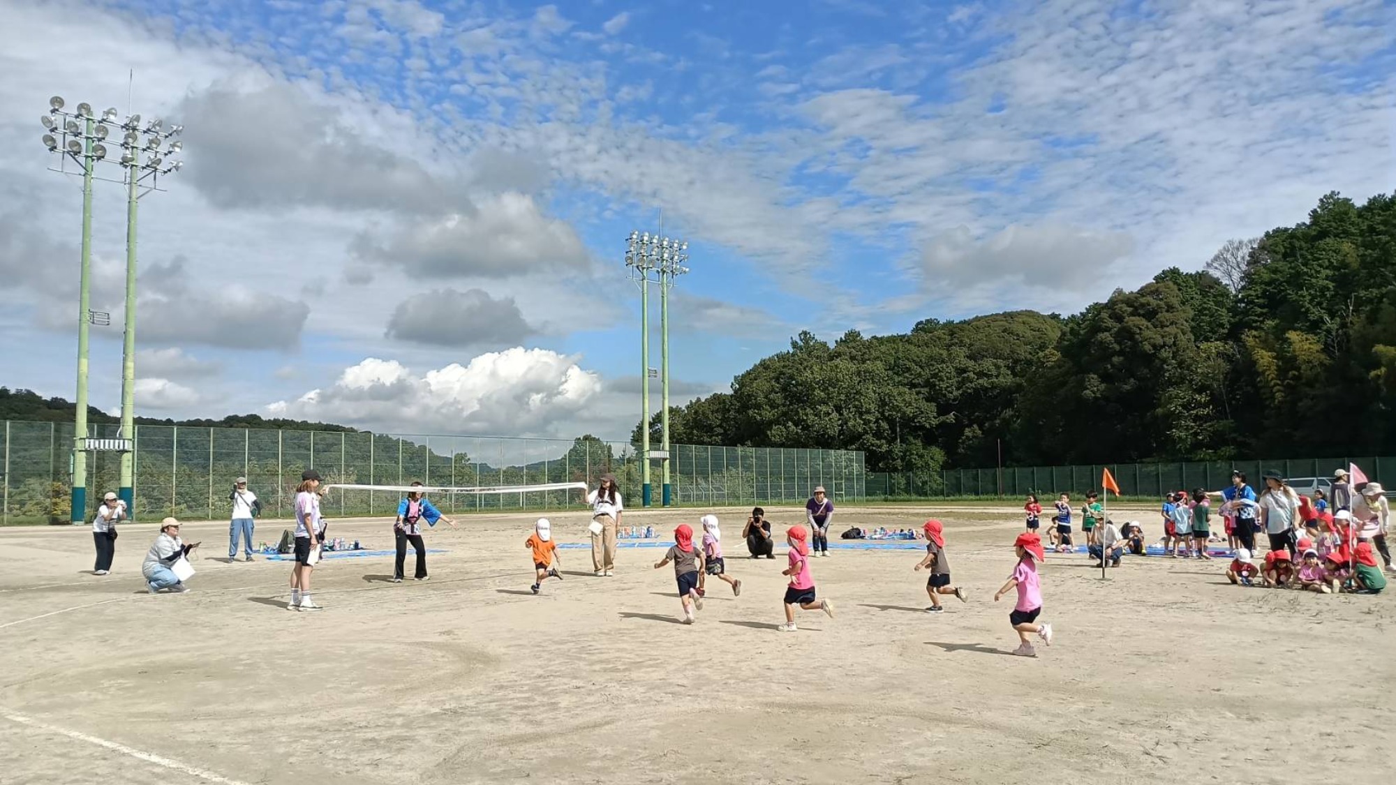 運動会予行練習