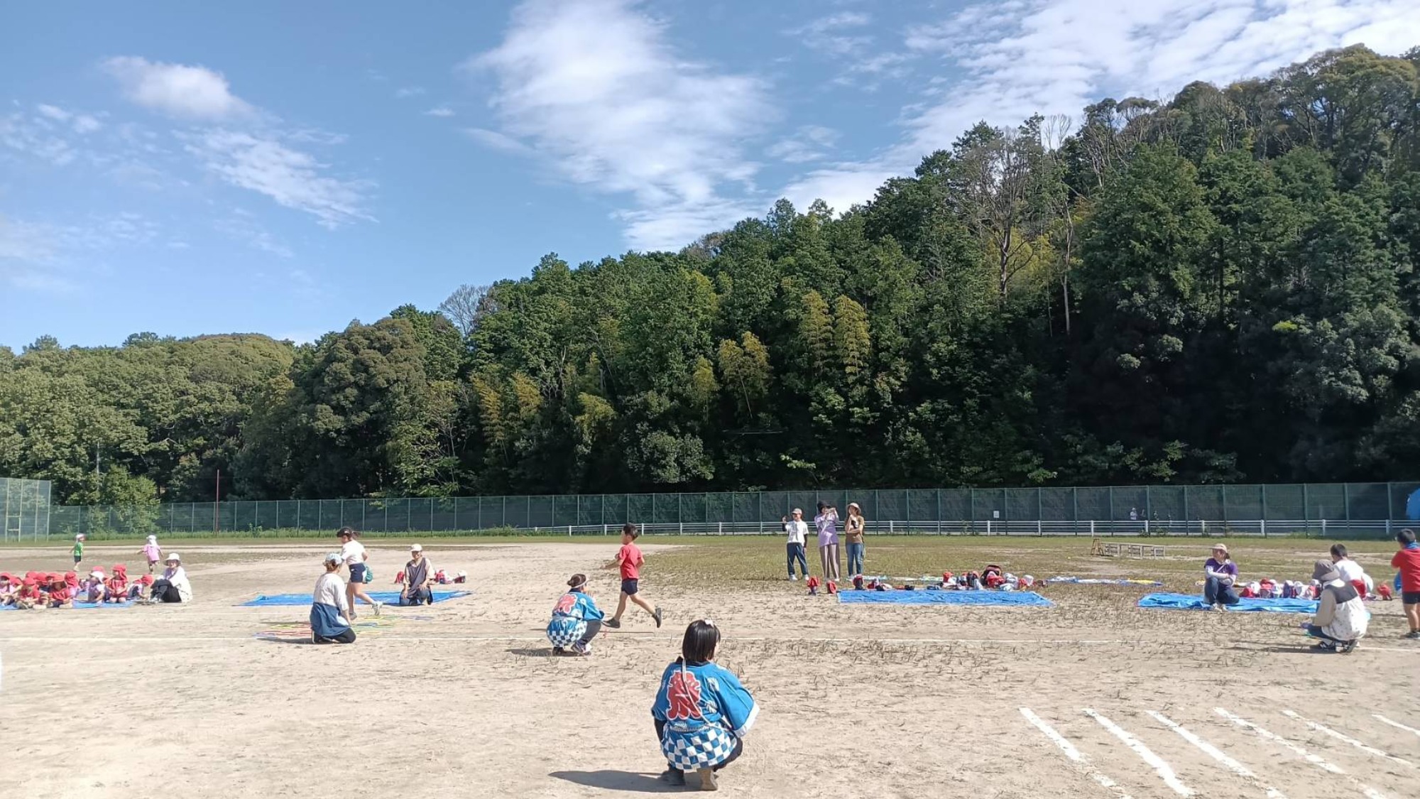 運動会予行練習