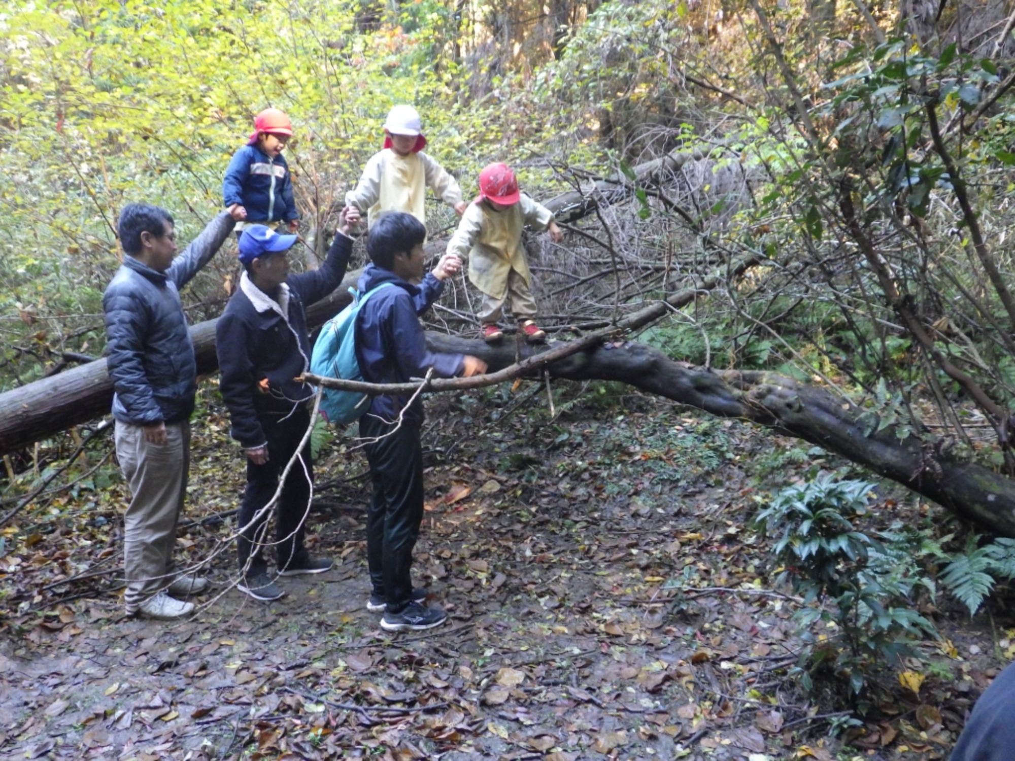 【年中】11/26　忍者の修行場へ！園外保育（2/3）