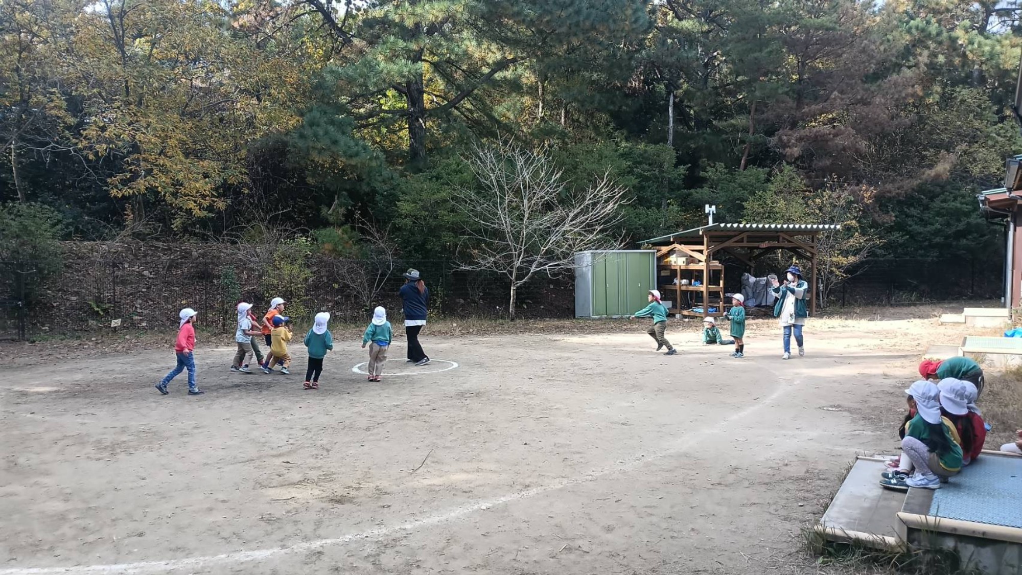 交通安全教室＆年長ラグビー