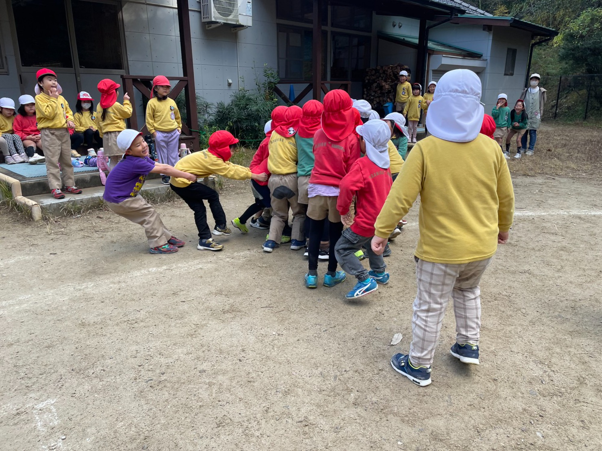 交通安全教室＆年長ラグビー