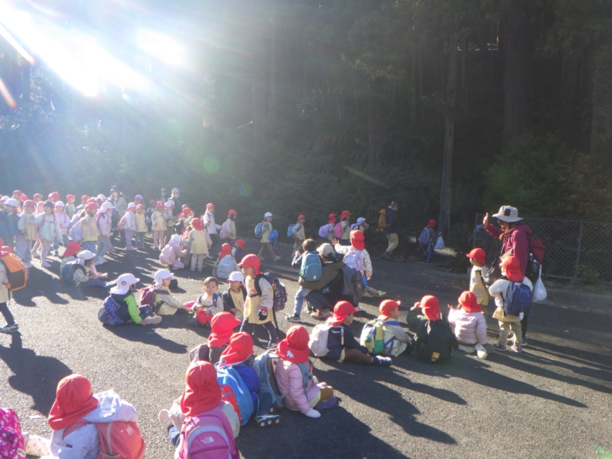 【年少・年長】12/9　合同園外保育（3/3）