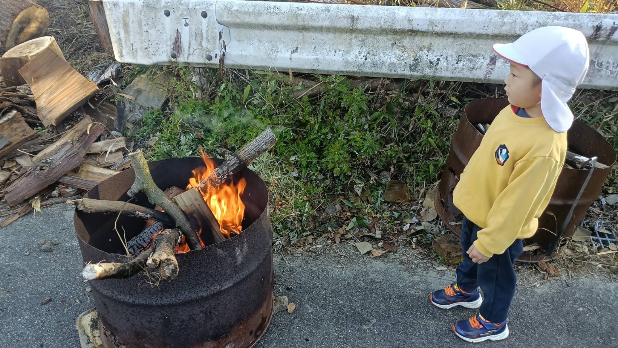 薪ストーブ 点火式