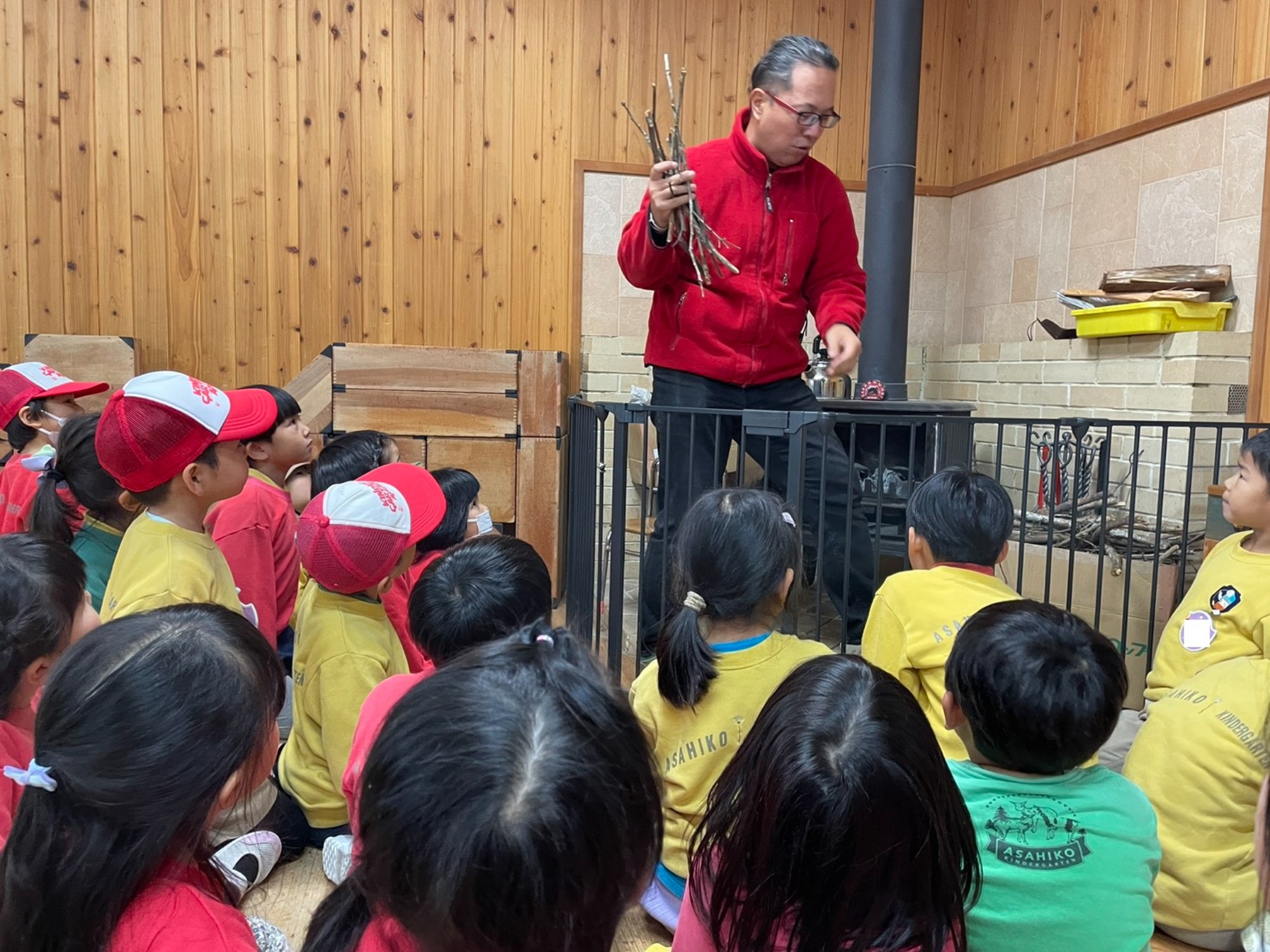 薪ストーブ 点火式