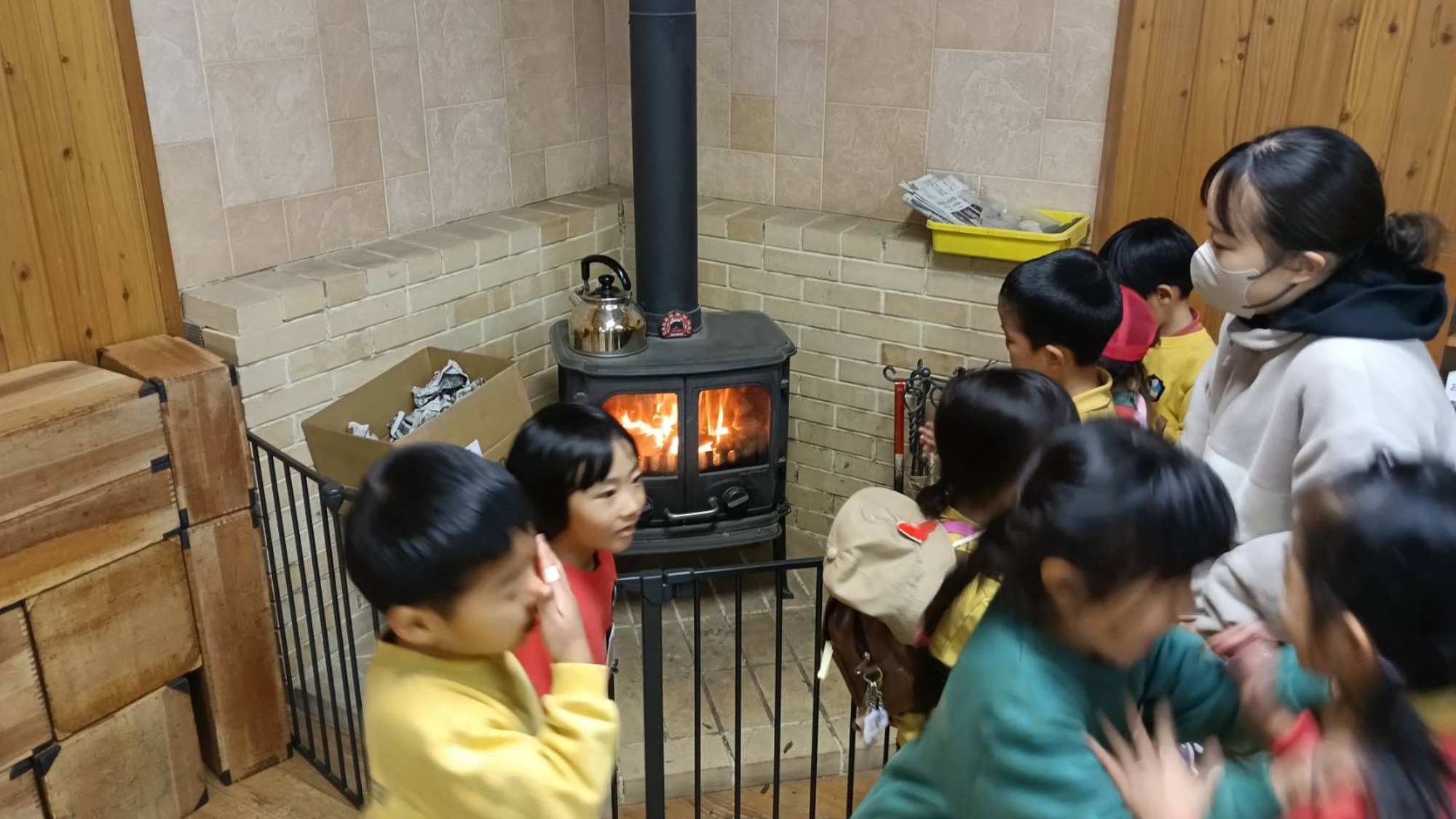 薪ストーブ 点火式