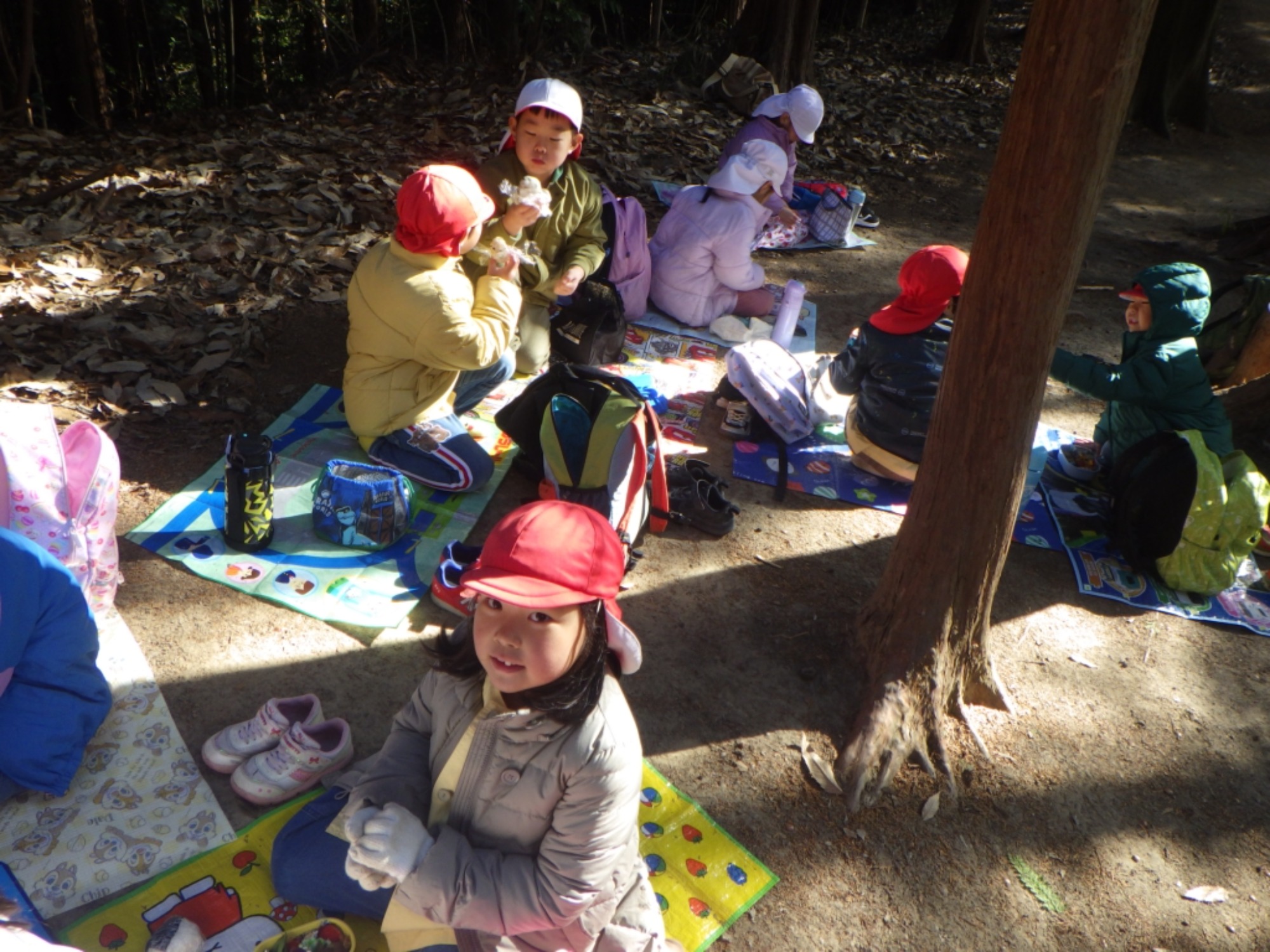 【年長】1/8　村積山　園外保育（2/3）