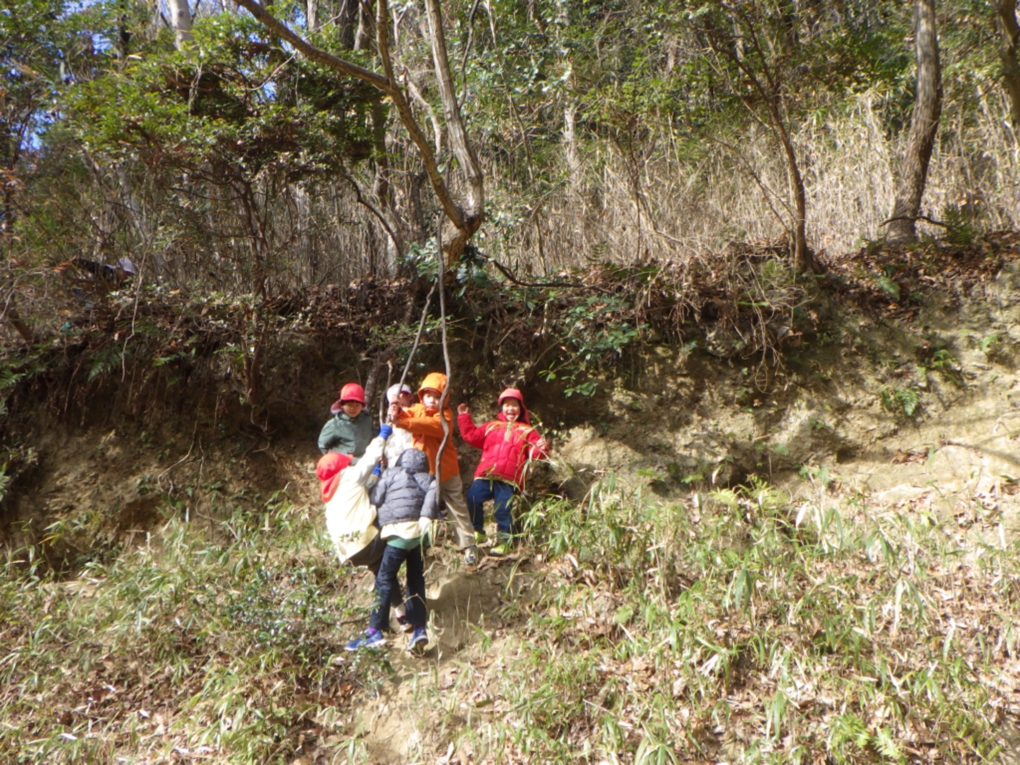 【年長】1/8　村積山　園外保育（3/3）