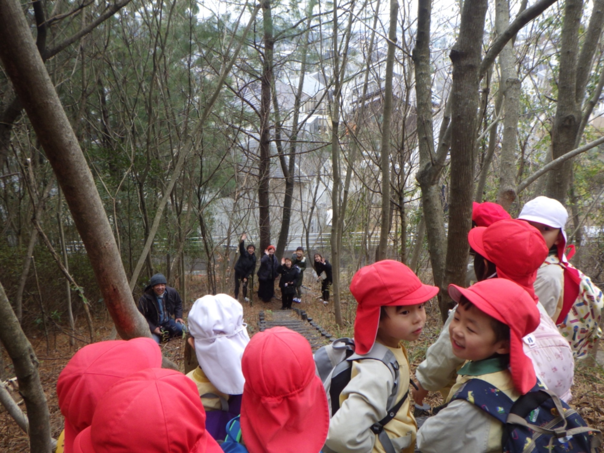 【年中】1/13　村積山　園外保育（1/2）