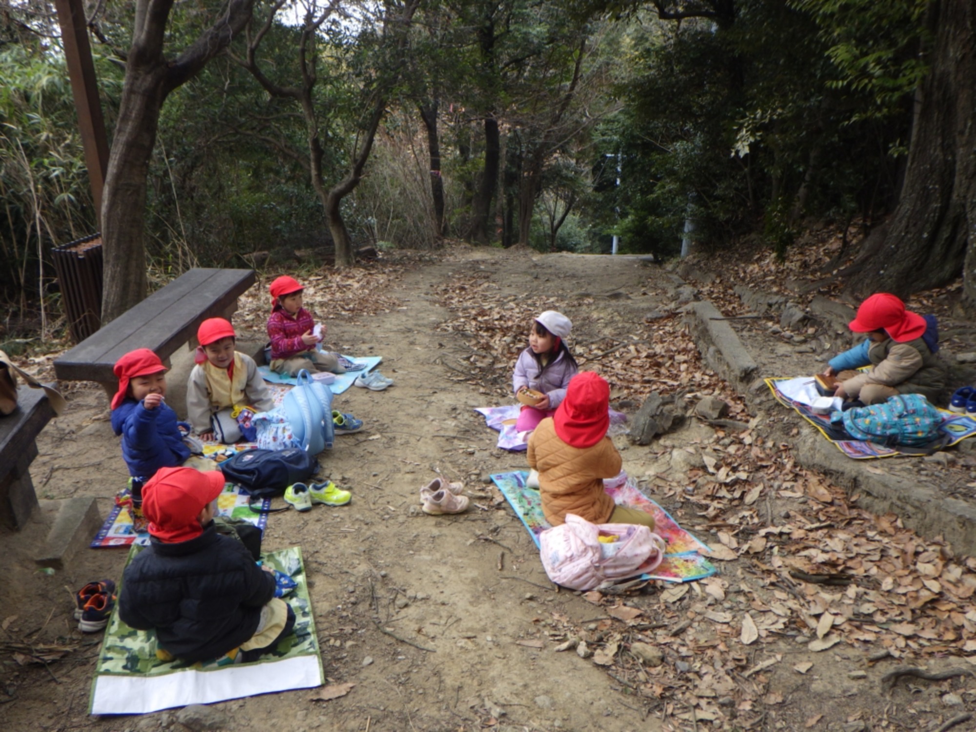 【年中】1/13　村積山　園外保育（2/2）