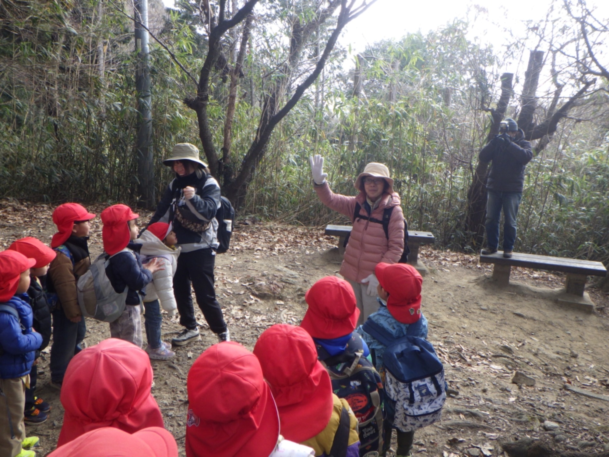【年中】1/13　村積山　園外保育（2/2）