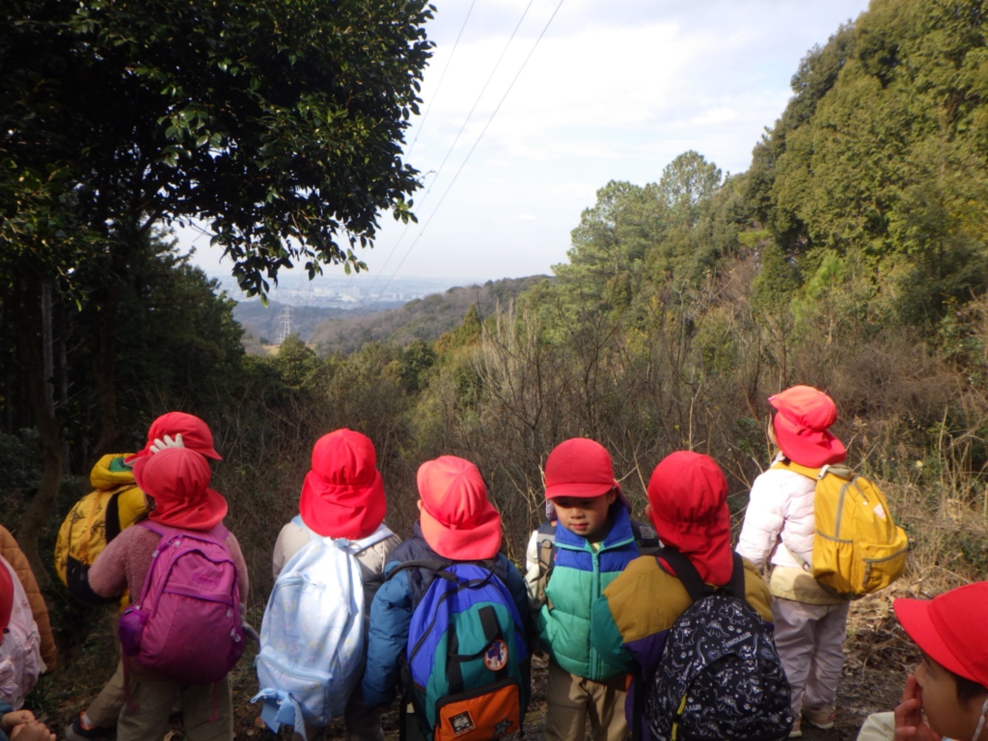 【年中】1/13　村積山　園外保育（2/2）