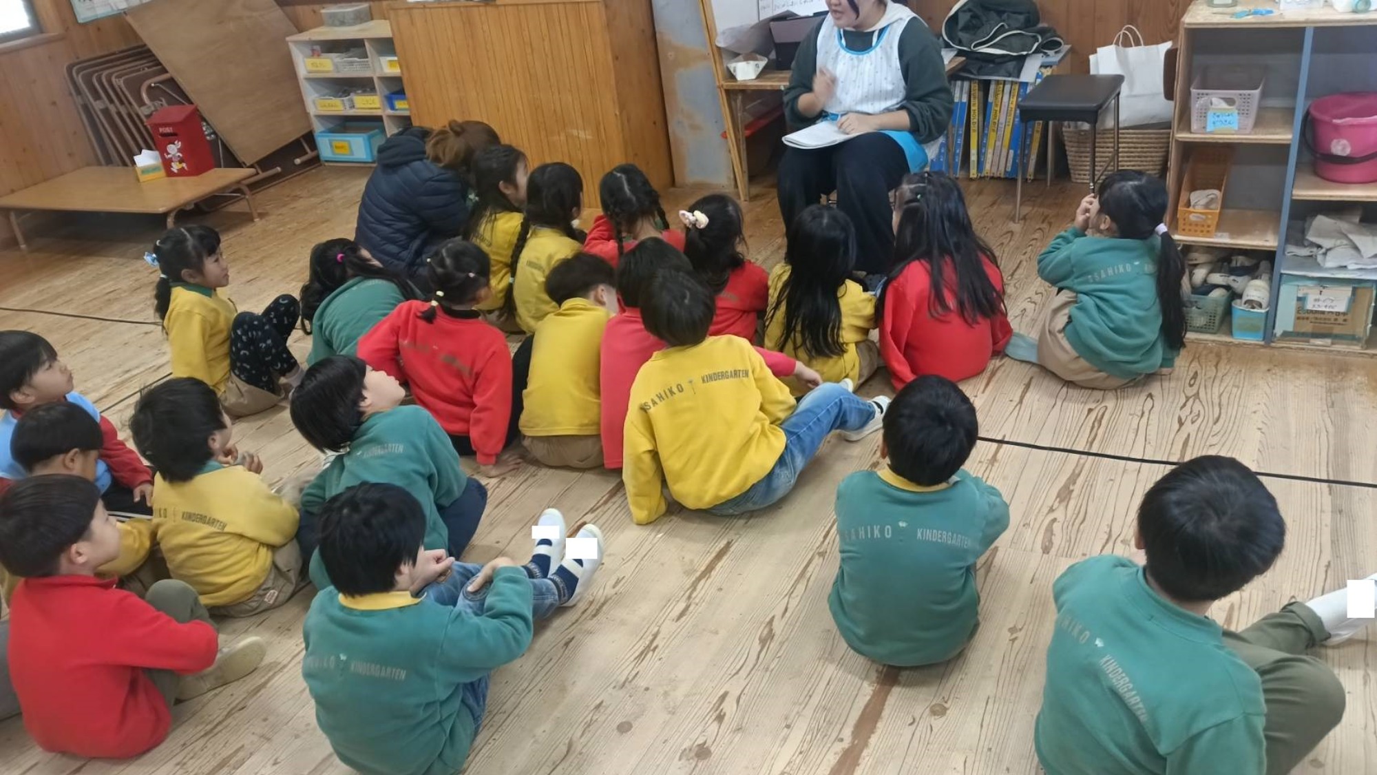 発表会・給食・薪切り・焼きいも