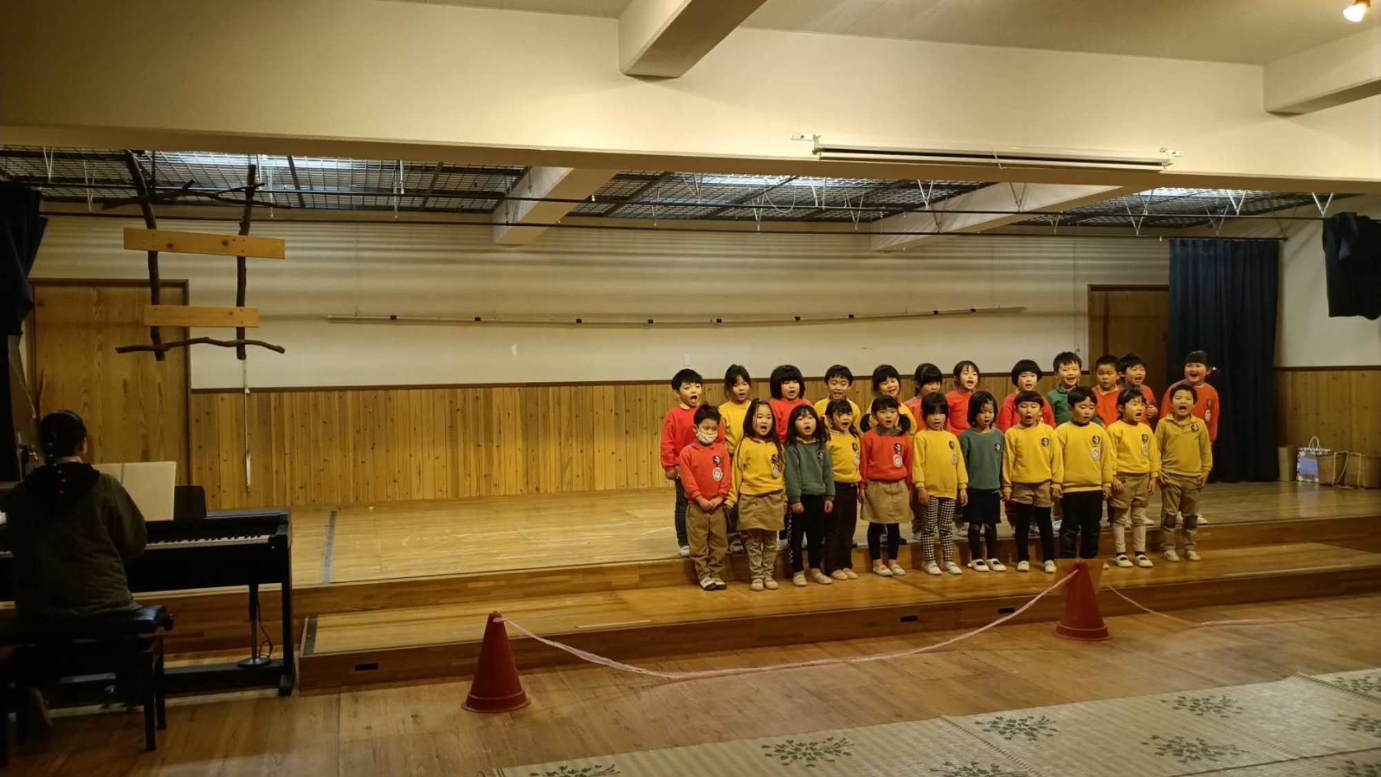 生活発表会　予行１日目