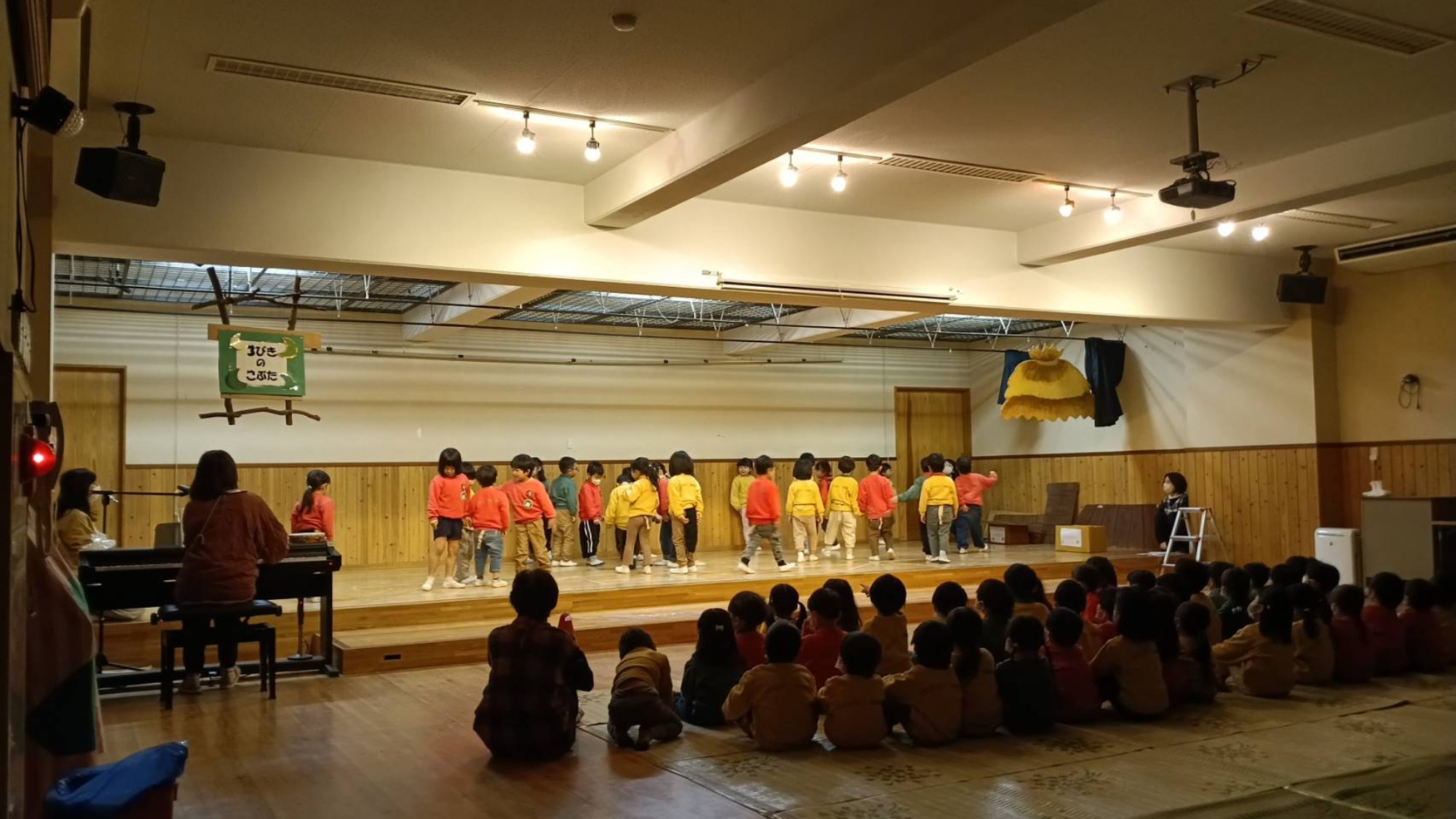 生活発表会 予行1日目