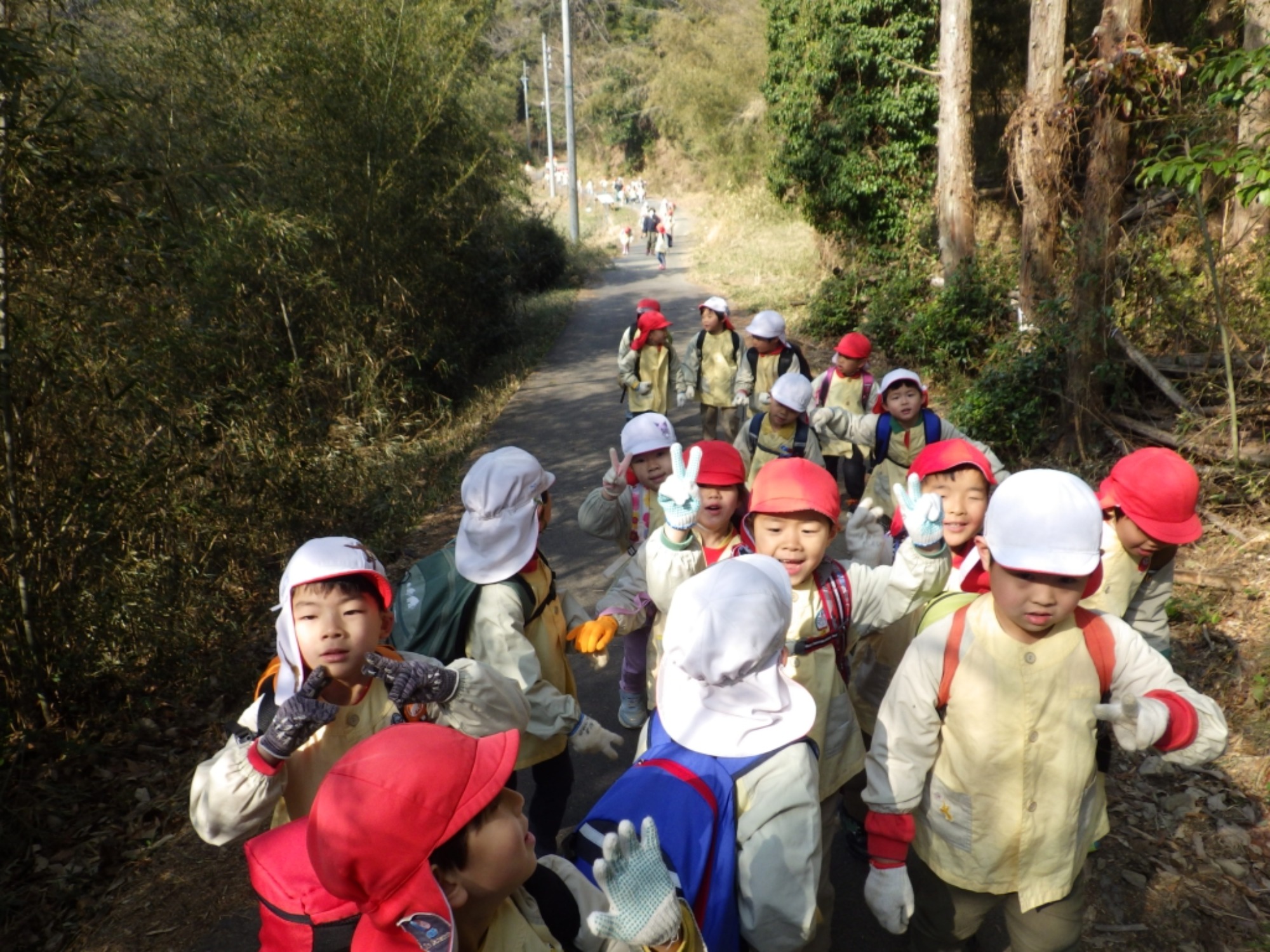 【年長】2/16 村積山 園外保育(1/4)