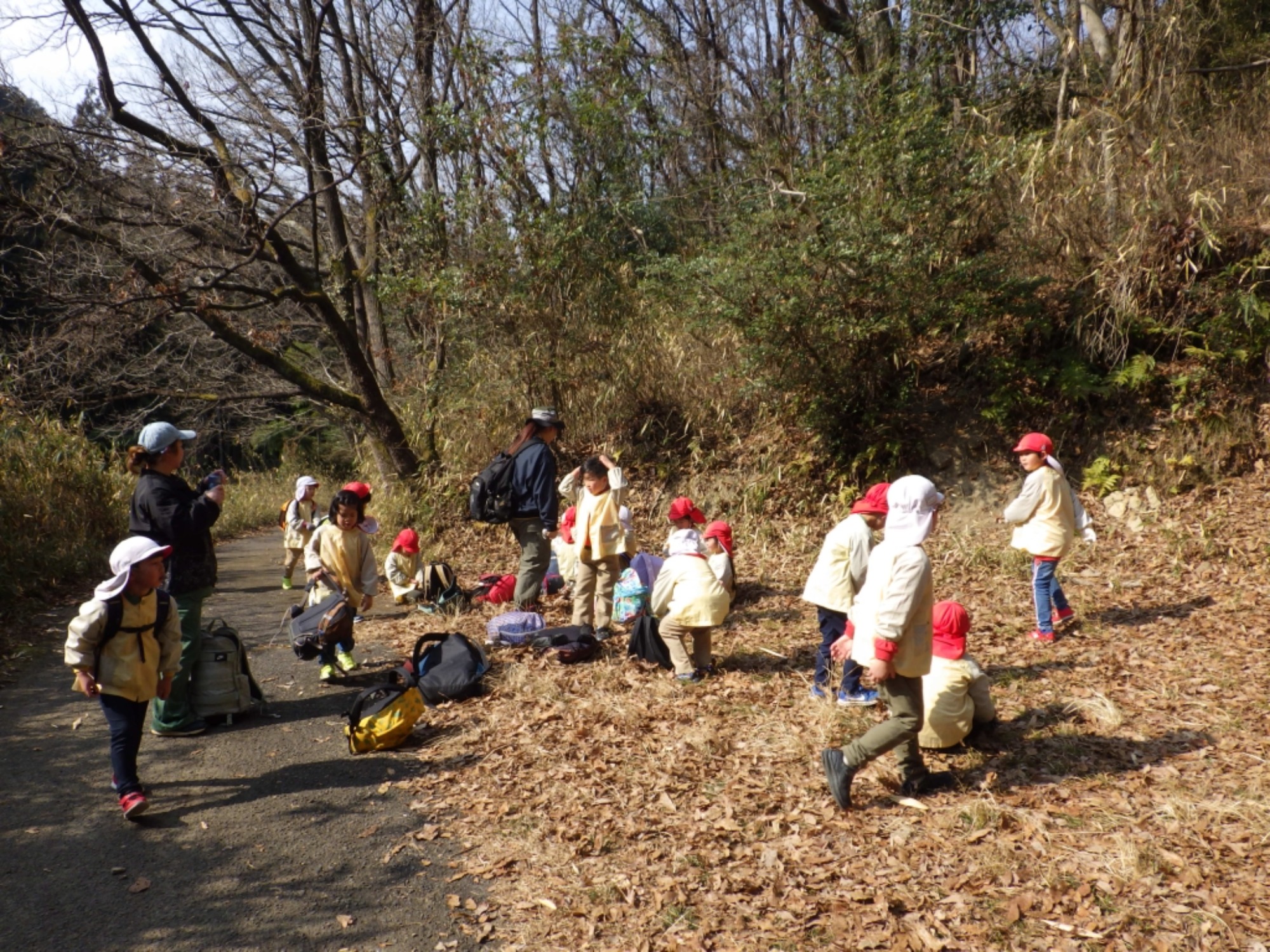 【年長】2/16 村積山 園外保育(1/4)