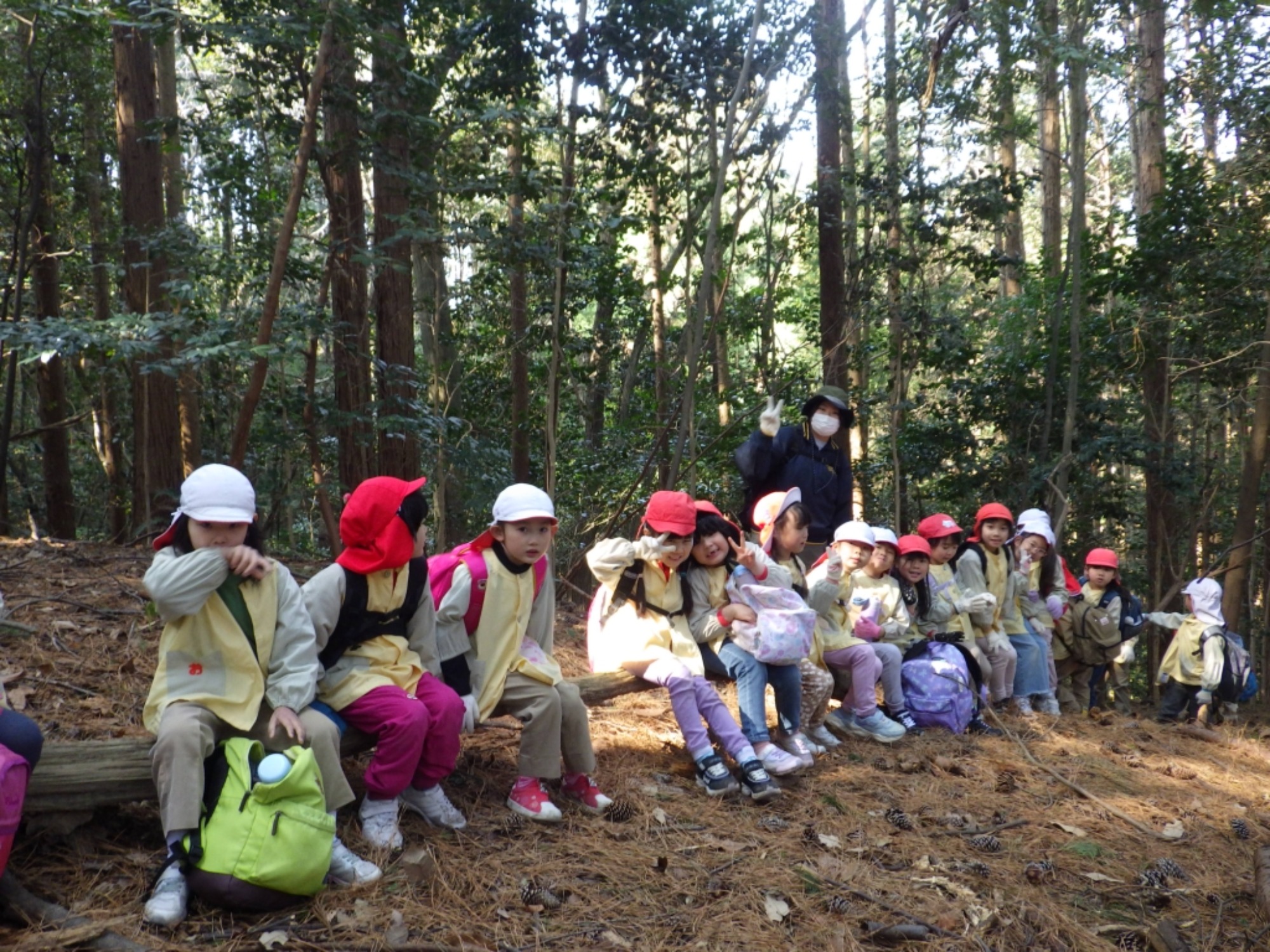 【年長】2/16 村積山 園外保育(2/4)