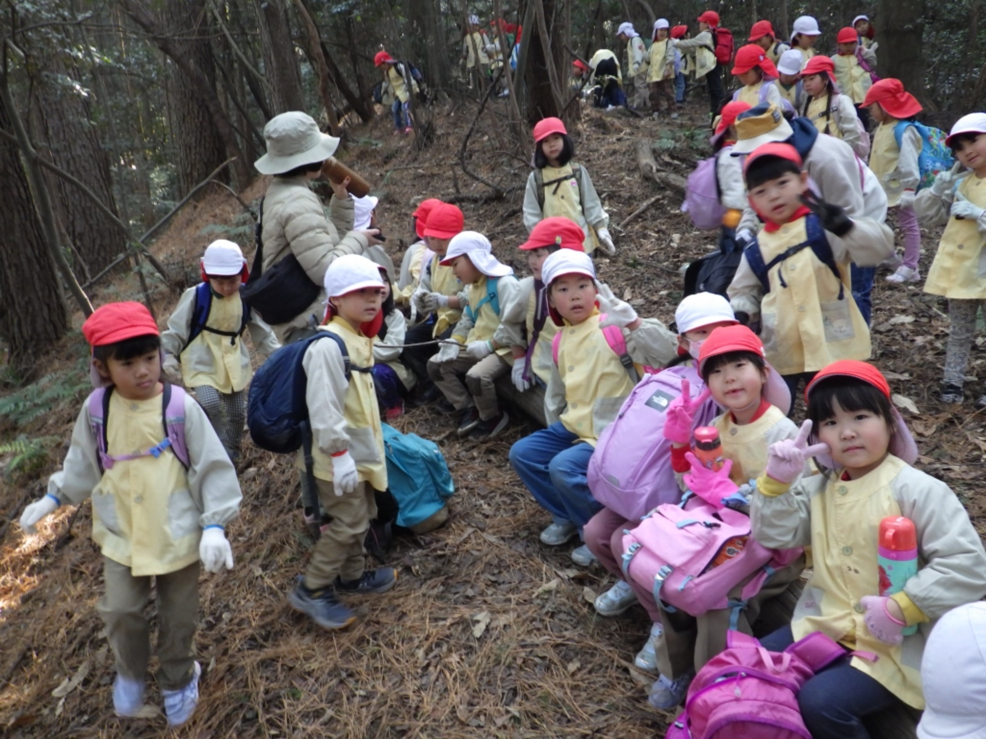 【年長】2/16 村積山 園外保育(2/4)