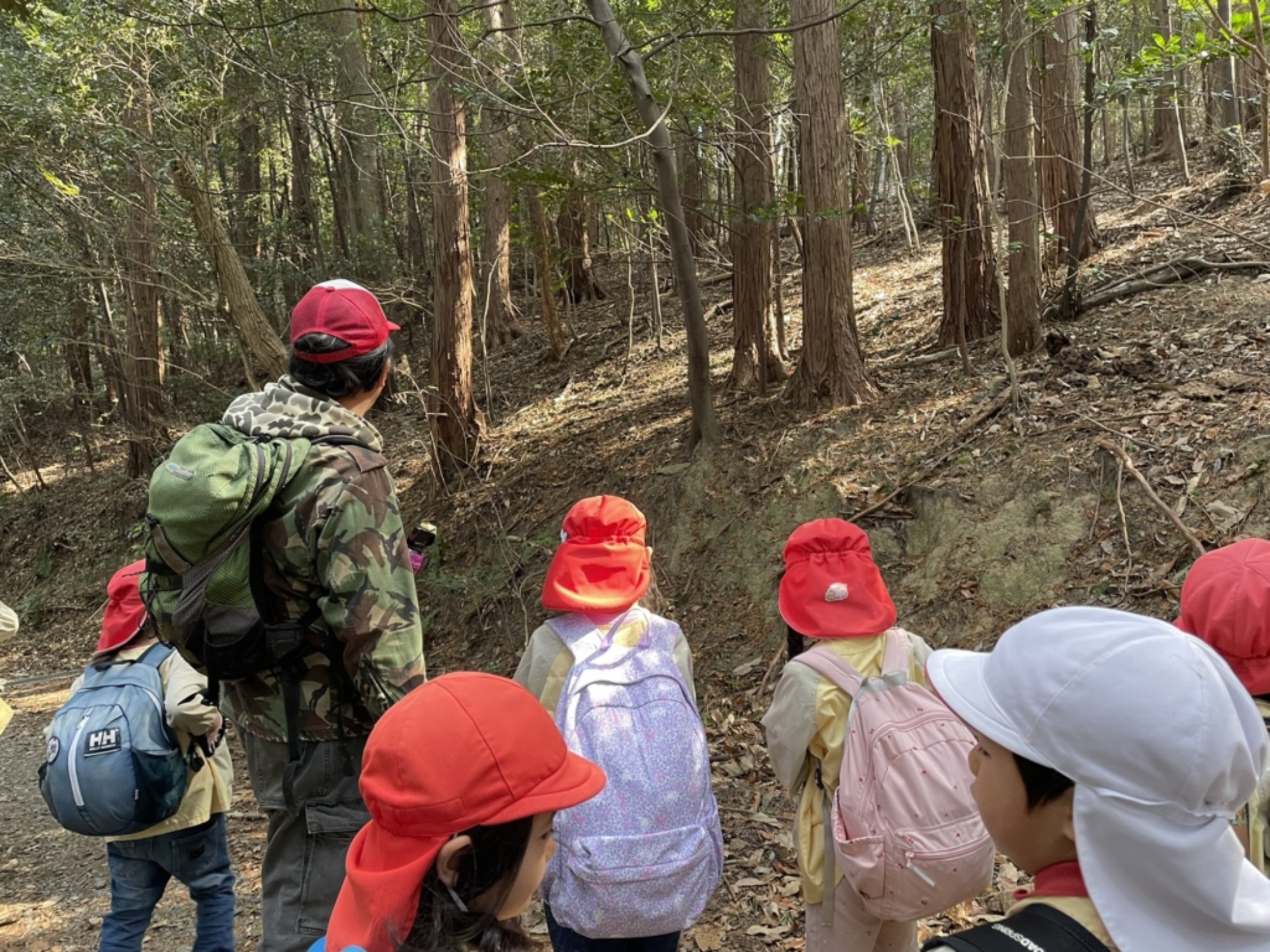 【年長】2/16　村積山　園外保育（3/4）