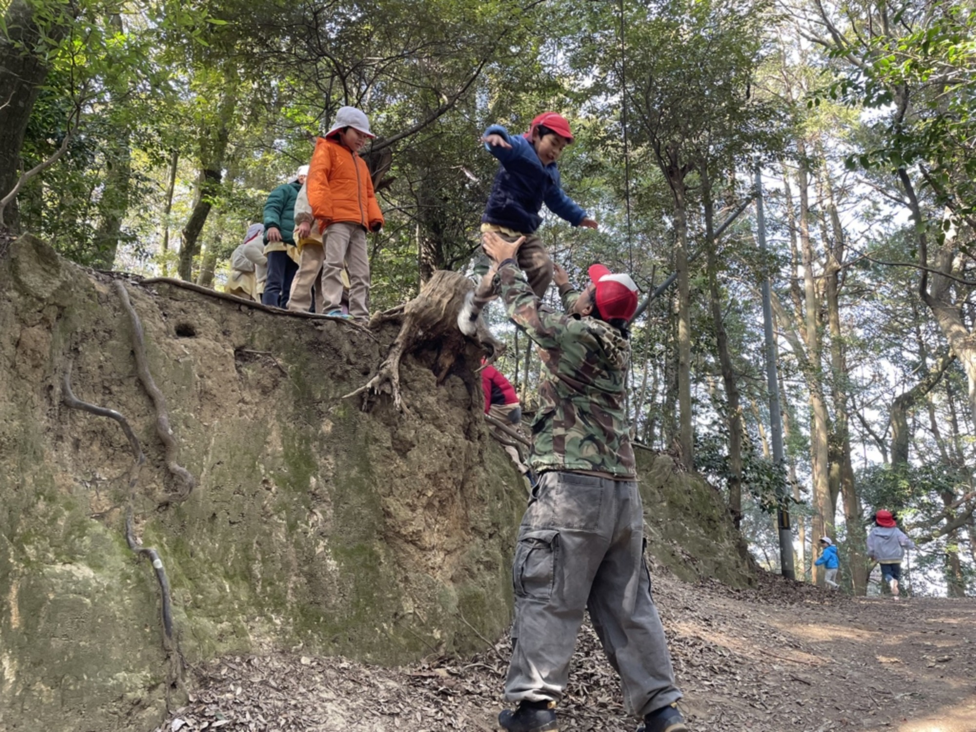 【年長】2/16 村積山 園外保育(4/4)