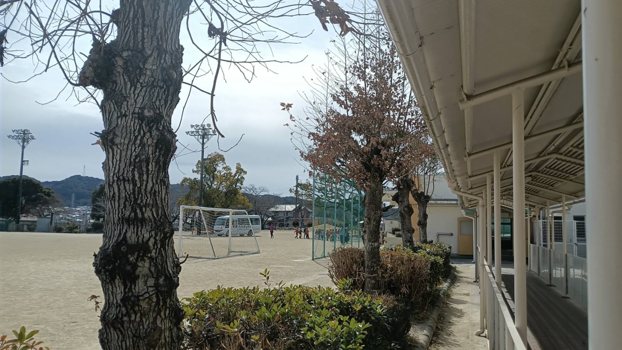 小学校訪問・薪ストーブ