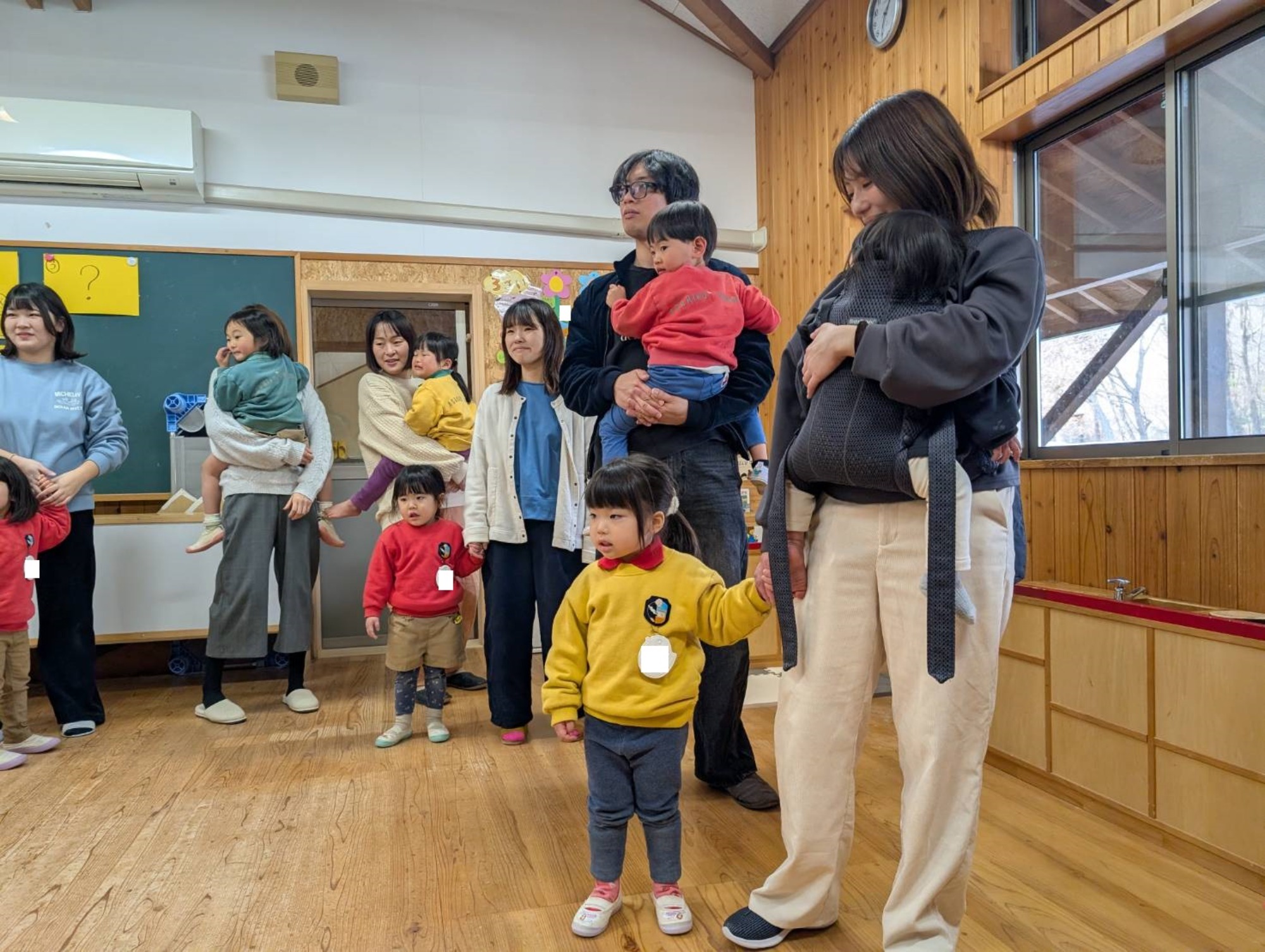 お蔵出し&卒園式練習&さるさる一座